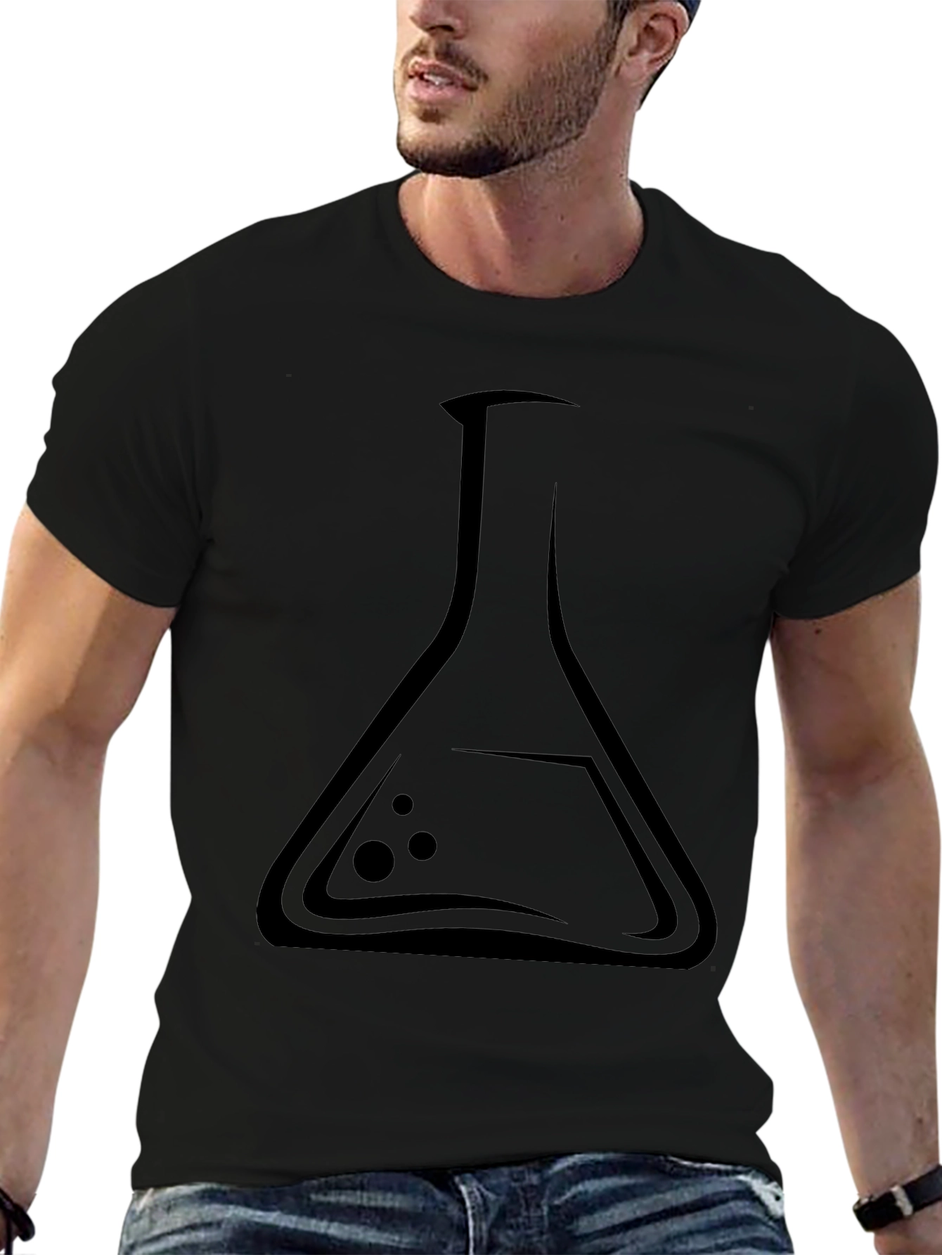 Science Beaker Graphic Tee - Cool Experiment Design