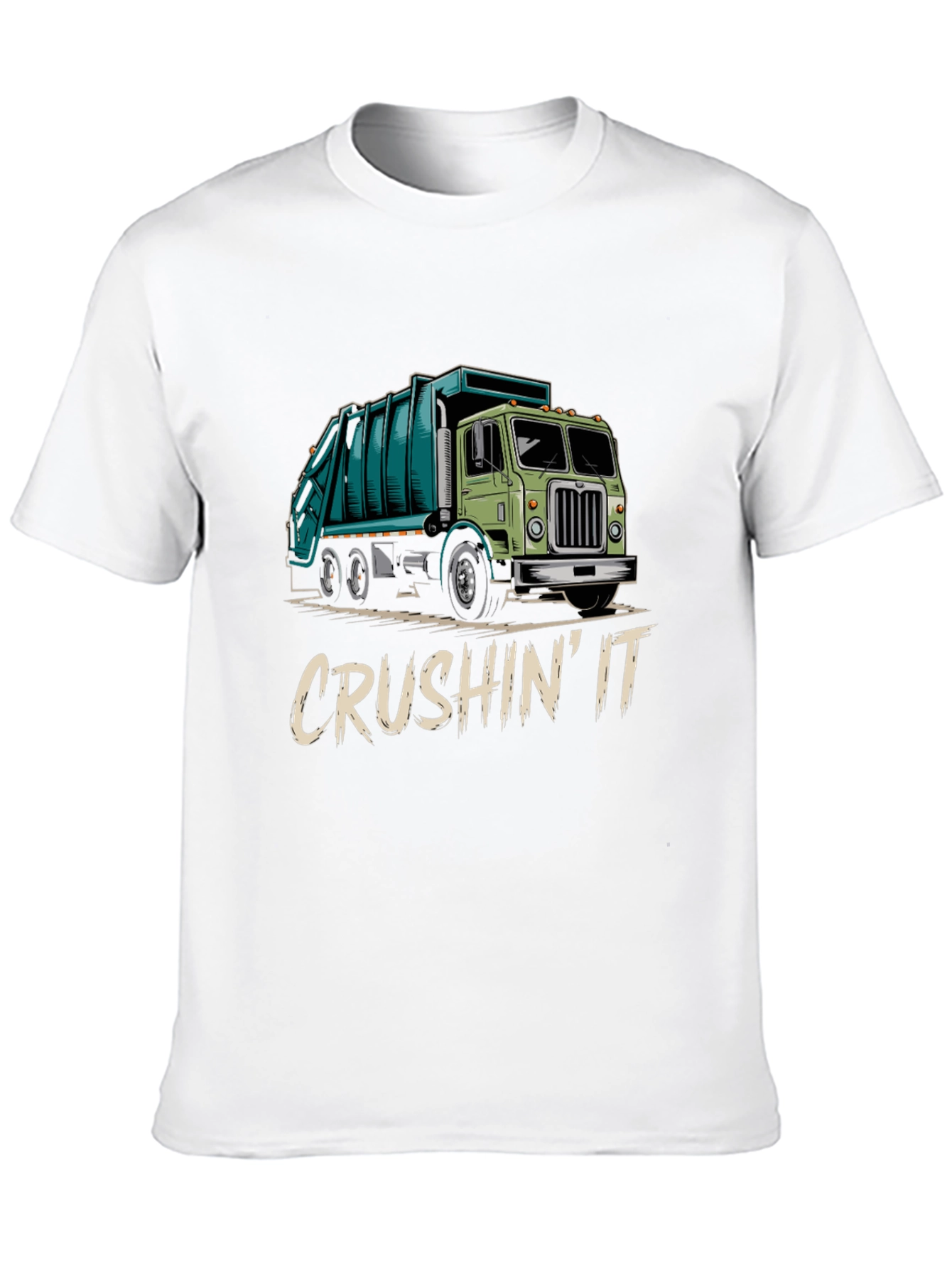 Crushin It Garbage Truck Graphic Tee