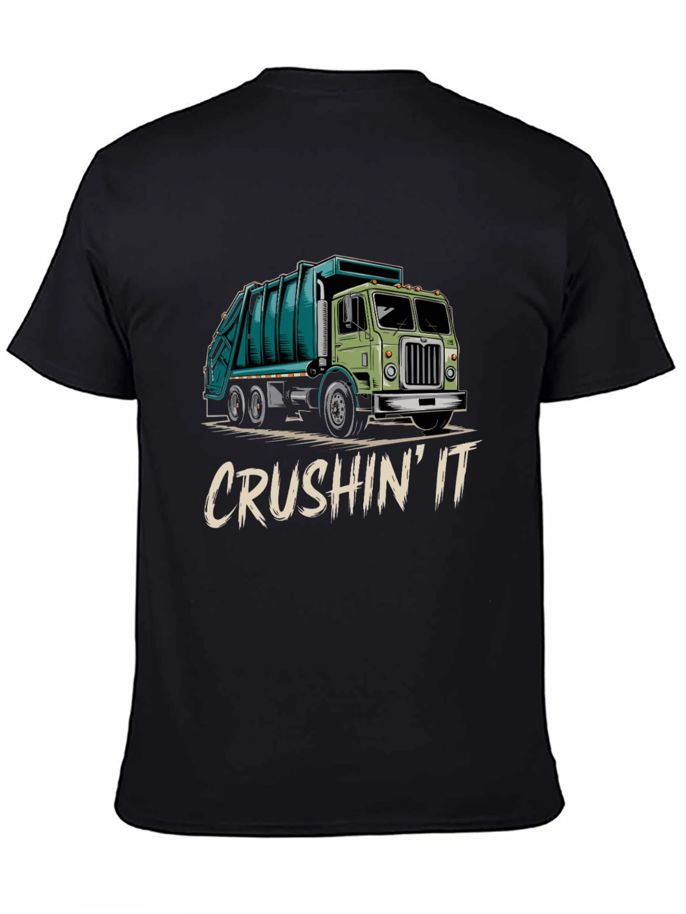 Crushin It Garbage Truck Graphic Tee
