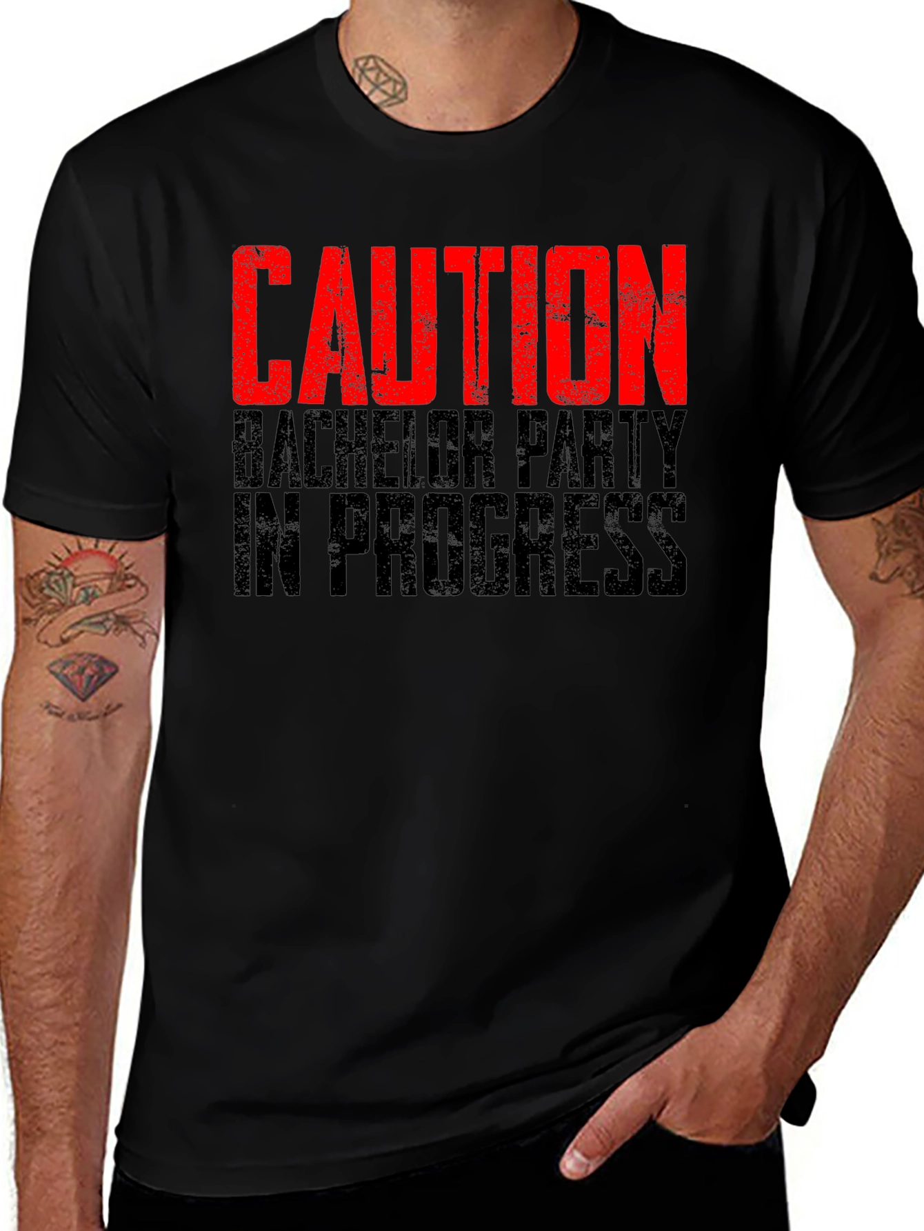 Caution Bachelor Party T-Shirt