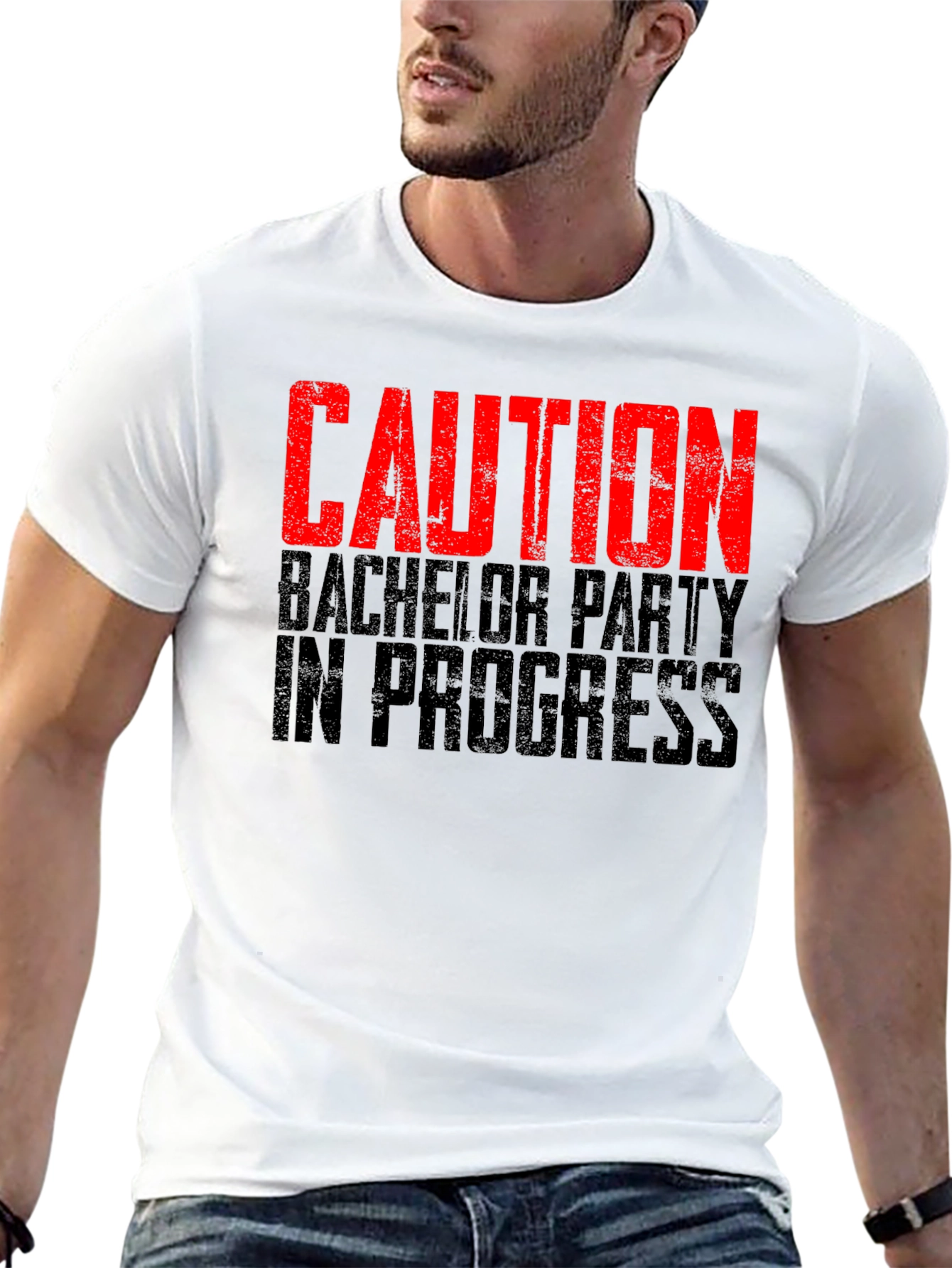 Caution Bachelor Party T-Shirt