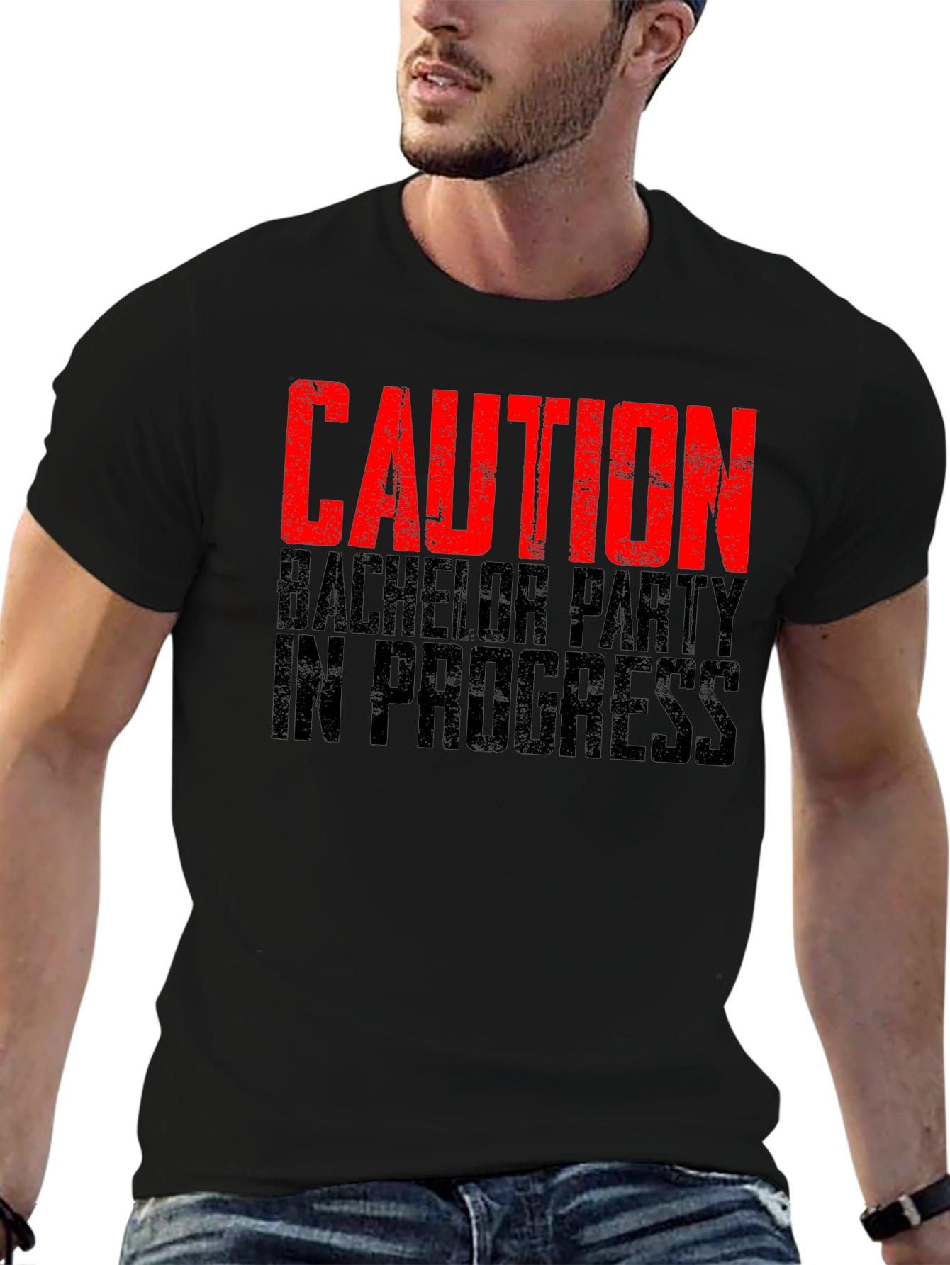 Caution Bachelor Party T-Shirt