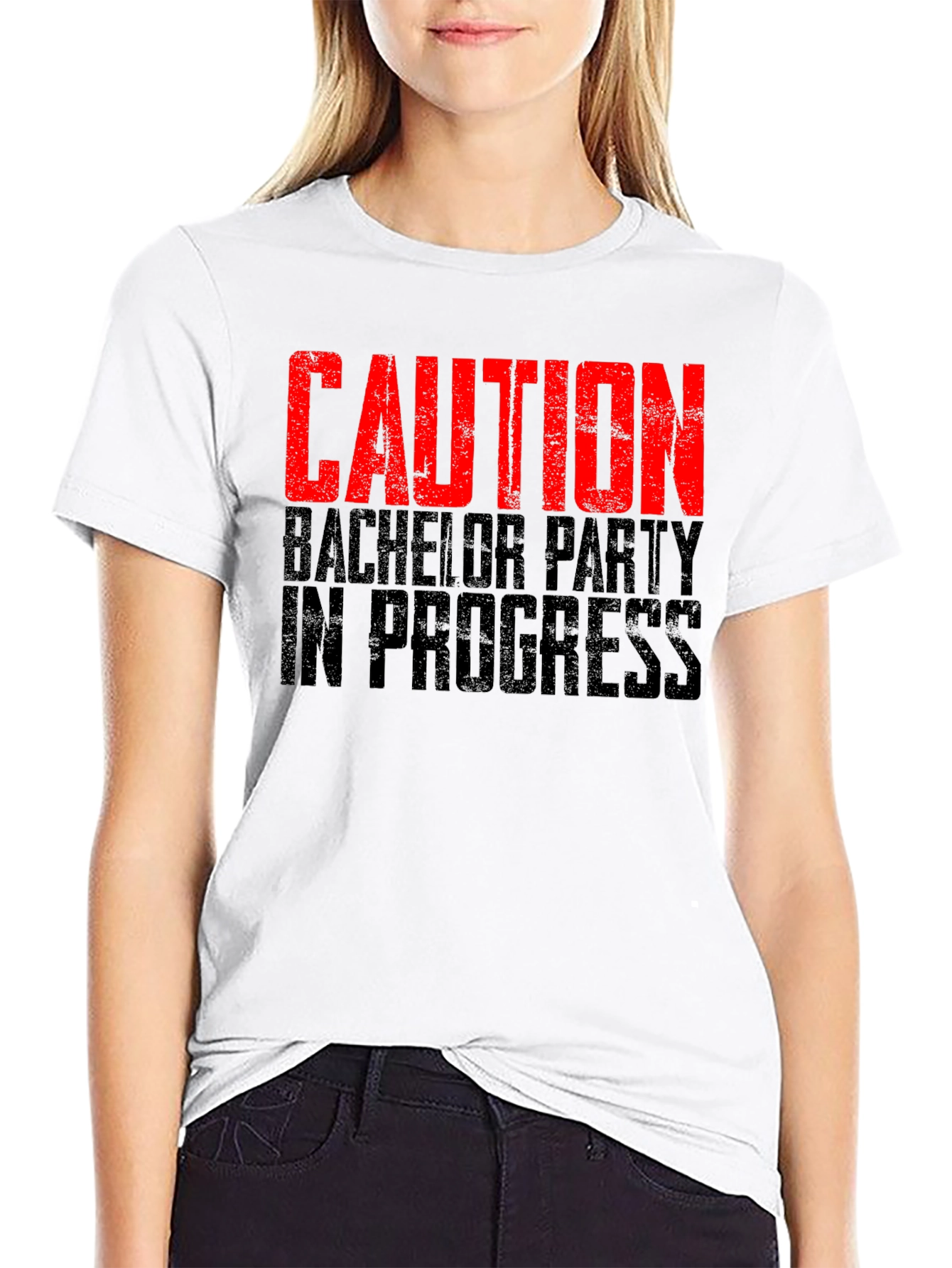 Caution Bachelor Party T-Shirt