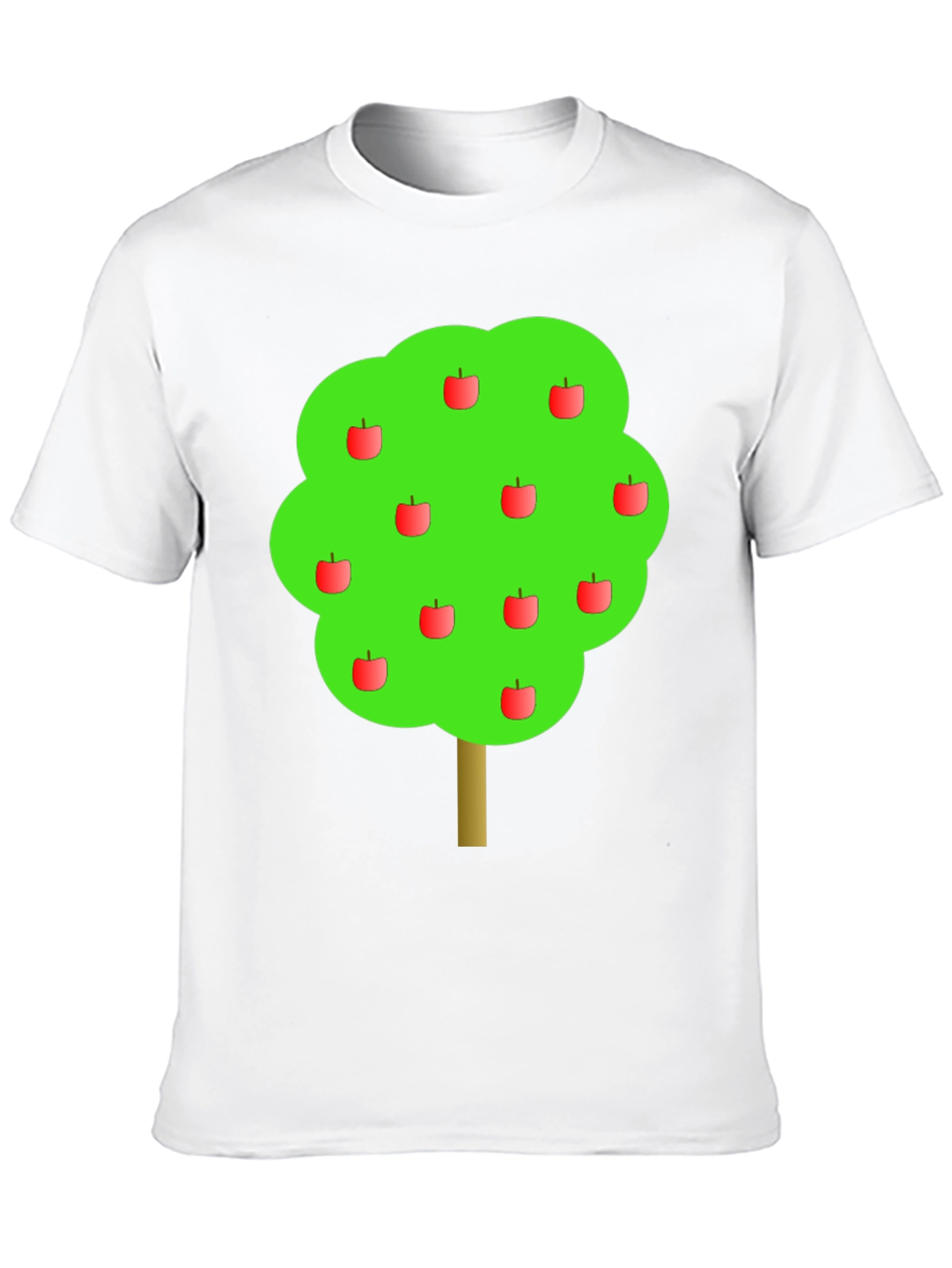 Apple Tree Graphic Black T-Shirt