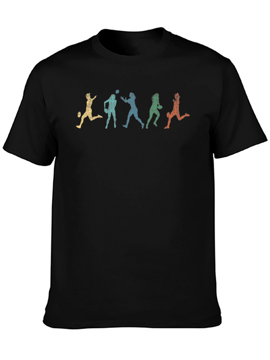Retro Sports Evolution Graphic T-Shirt