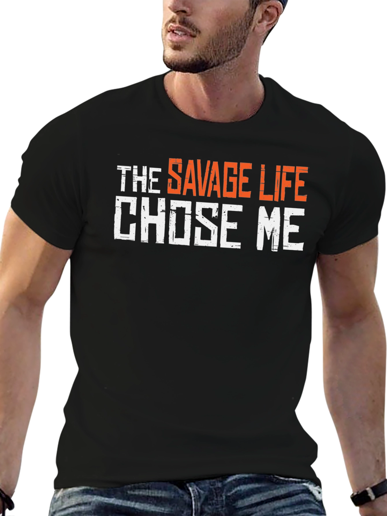 The Savage Life Chose Me Graphic Tee