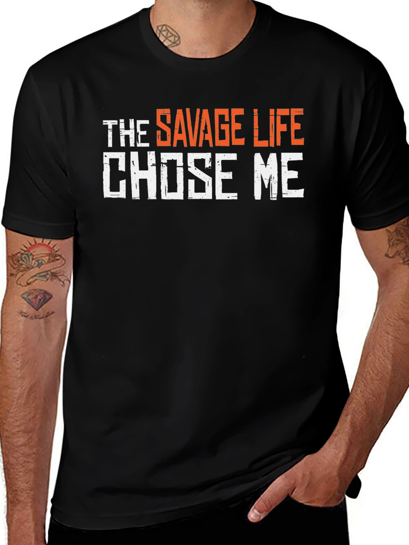 The Savage Life Chose Me Graphic Tee