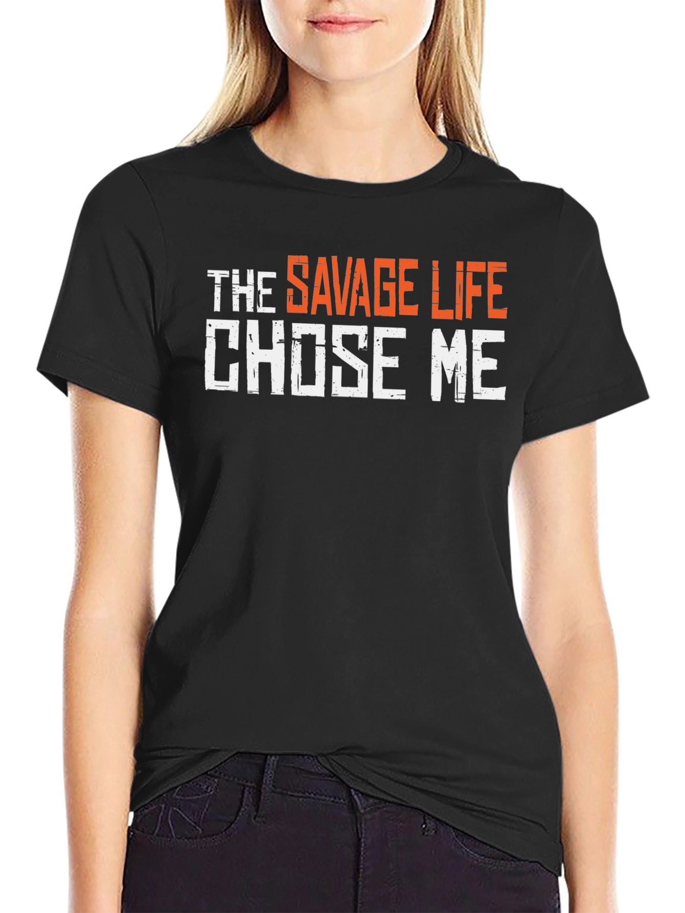 The Savage Life Chose Me Graphic Tee