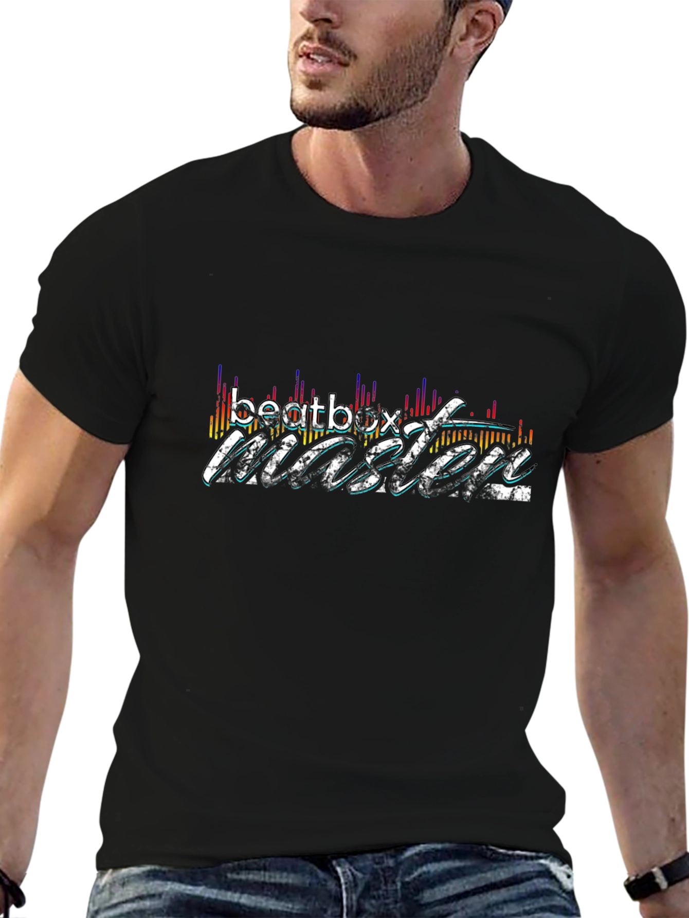 Beatbox Masters Graphic Black T-Shirt