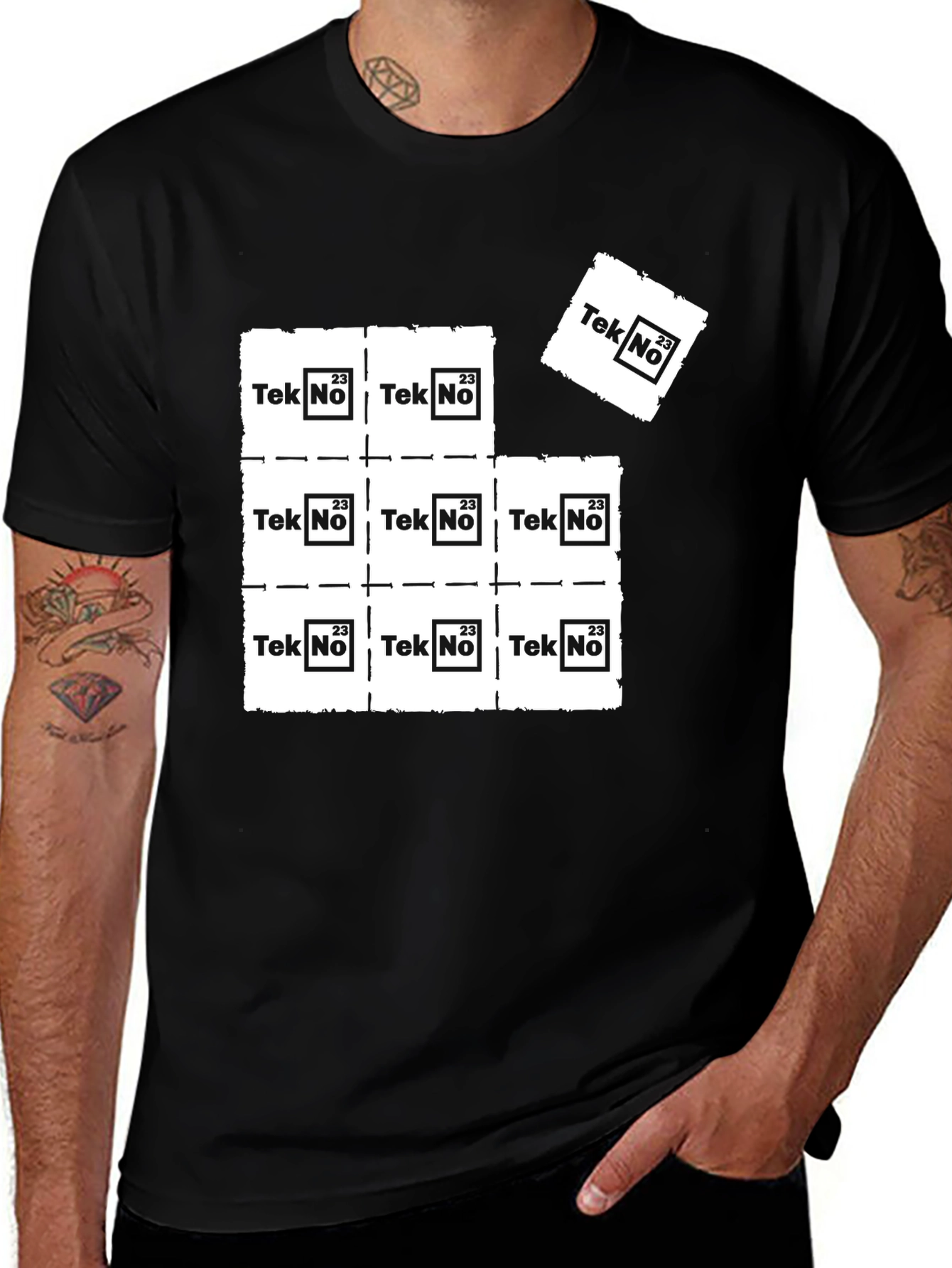 Tek No Periodic Table T-Shirt - Black Cotton Tee