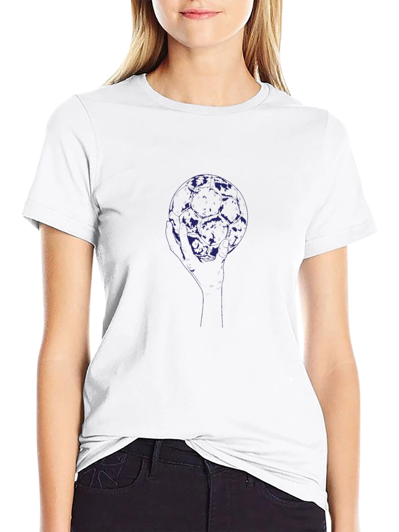 Abstract Globe Graphic Tee