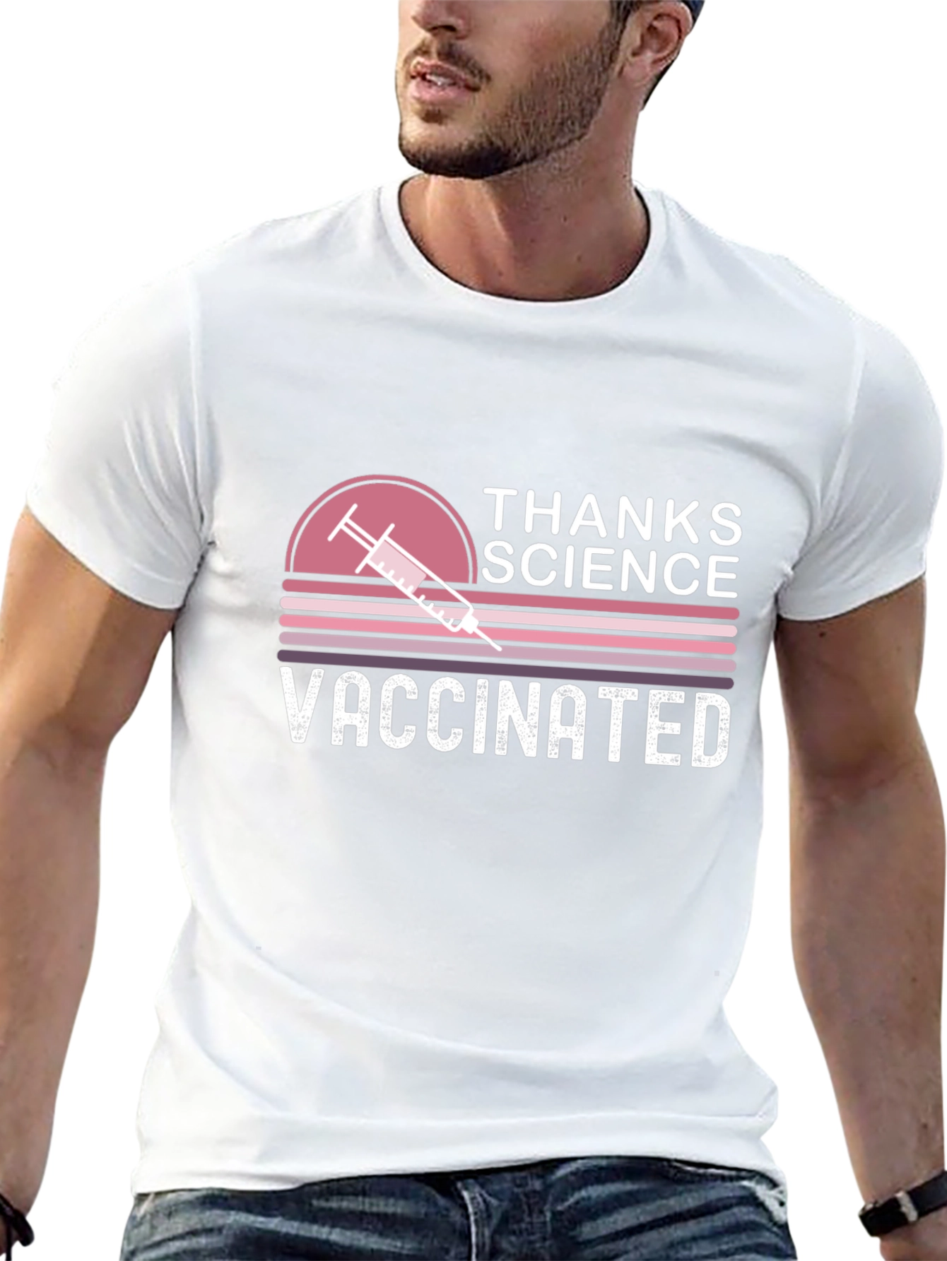 Thanks Science Vaccinated Graphic Tee