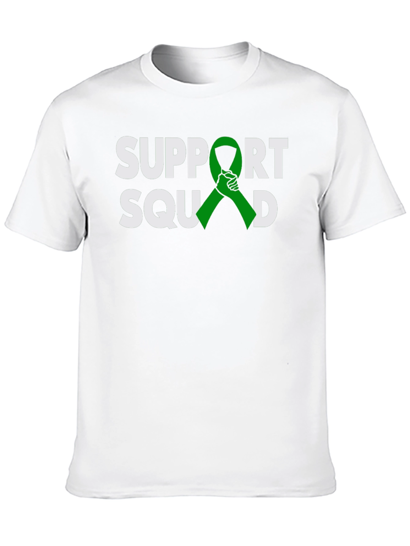 Support Squad Green Ribbon Graphic T-Shirt