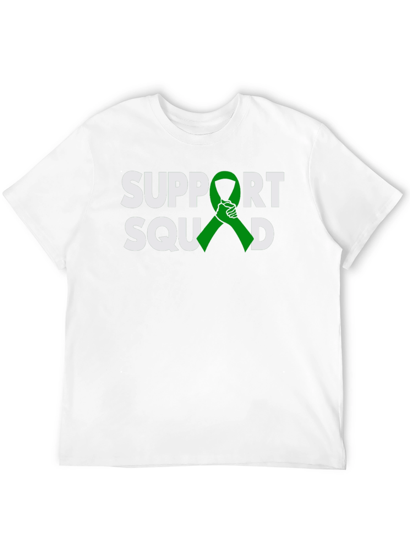 Support Squad Green Ribbon Graphic T-Shirt