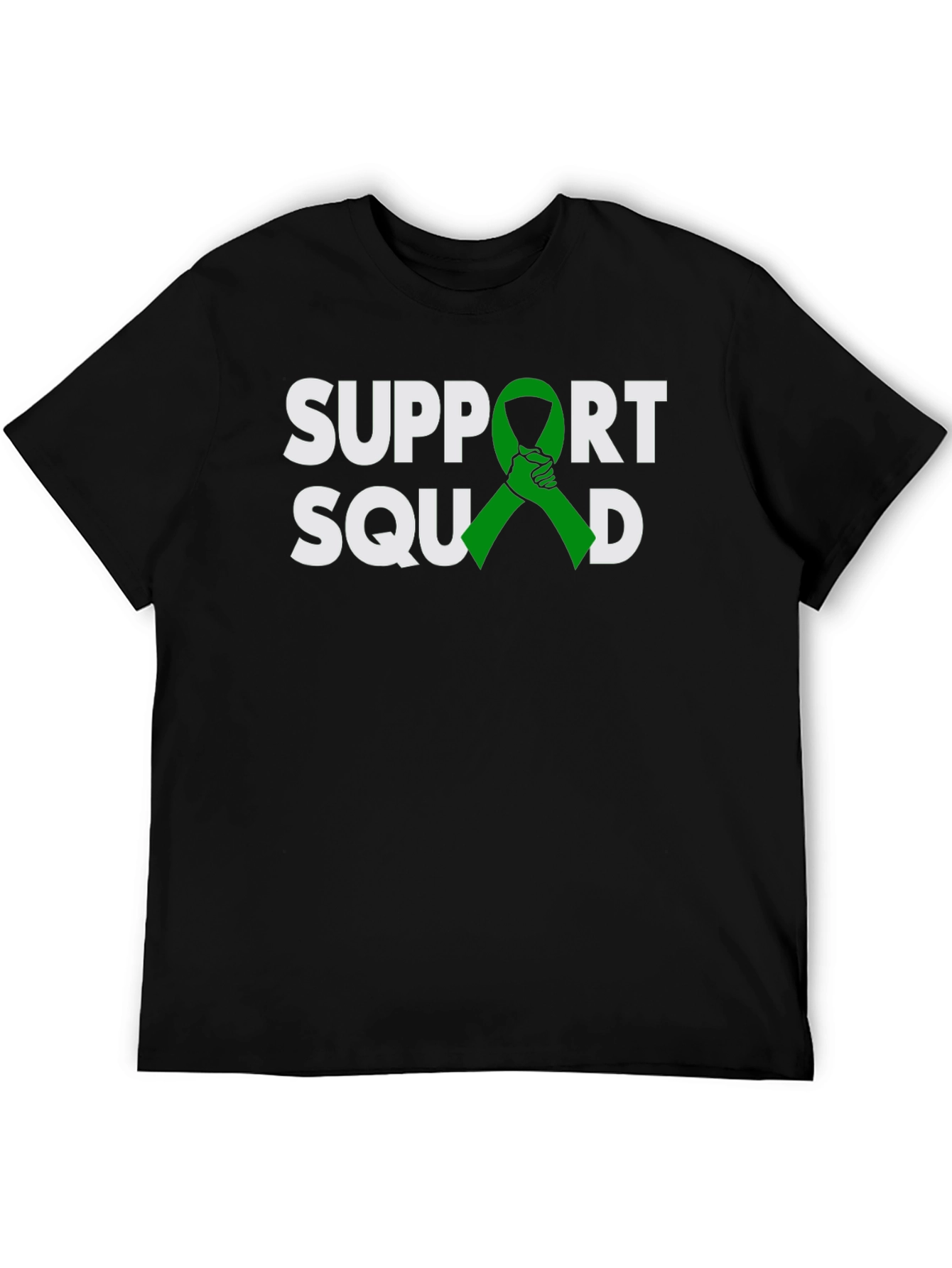 Support Squad Green Ribbon Graphic T-Shirt