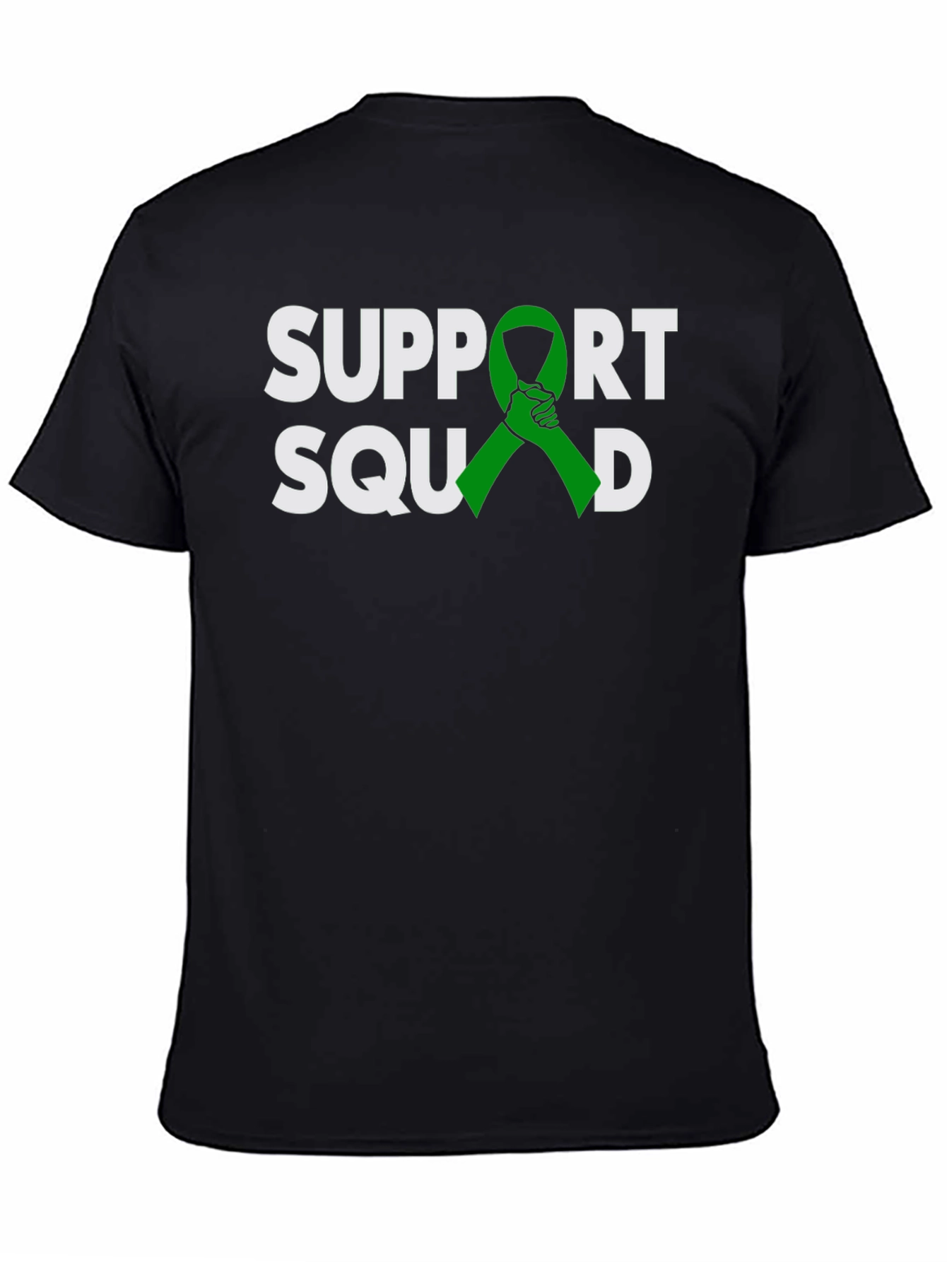 Support Squad Green Ribbon Graphic T-Shirt
