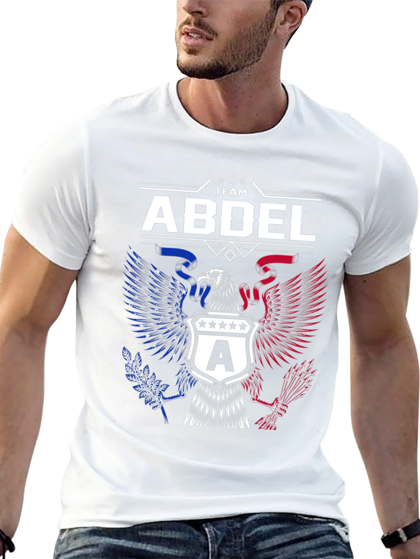 Team Abdel T-Shirt Patriotic Eagle Design