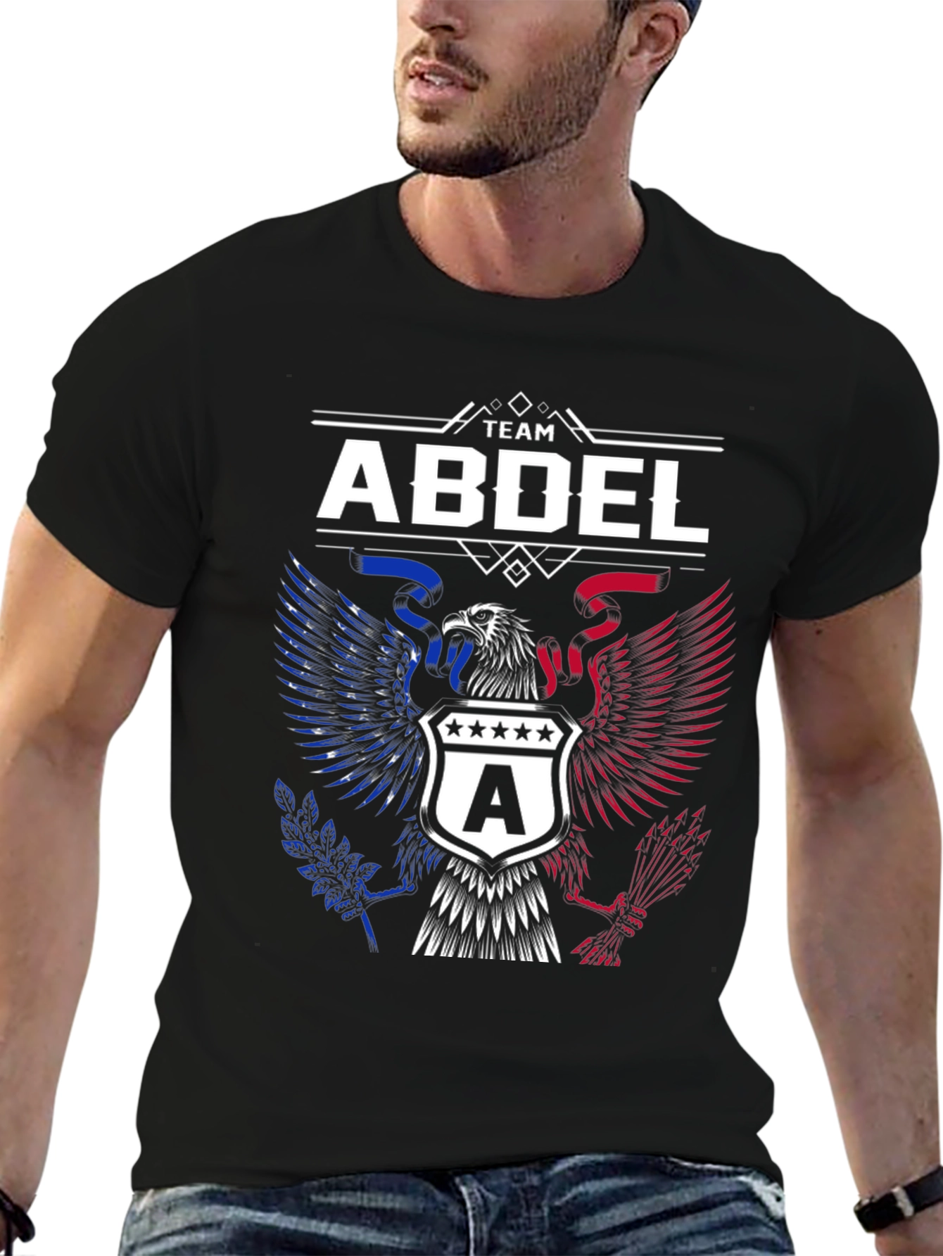 Team Abdel T-Shirt Patriotic Eagle Design