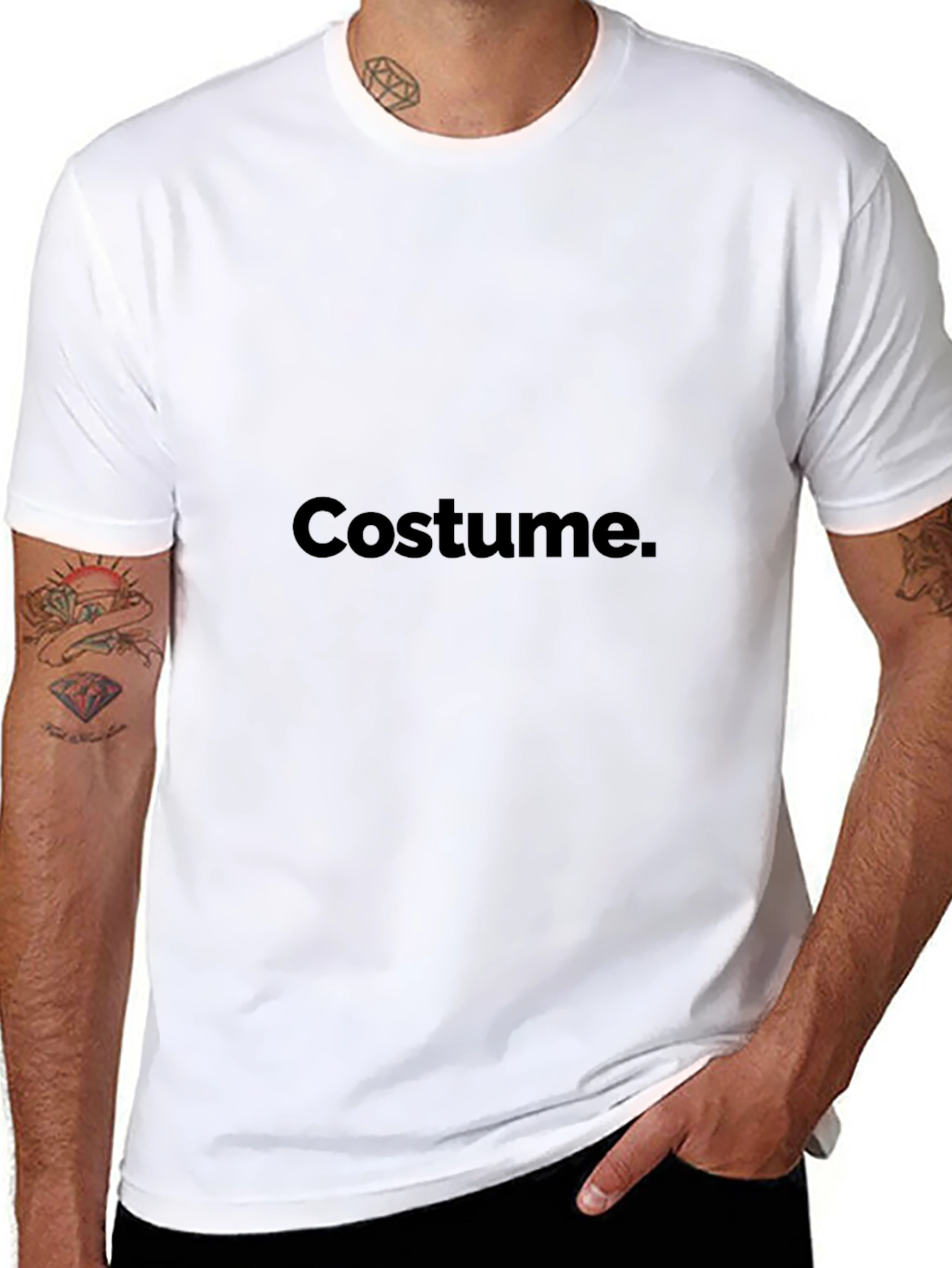 Costume Black Short Sleeve T-Shirt