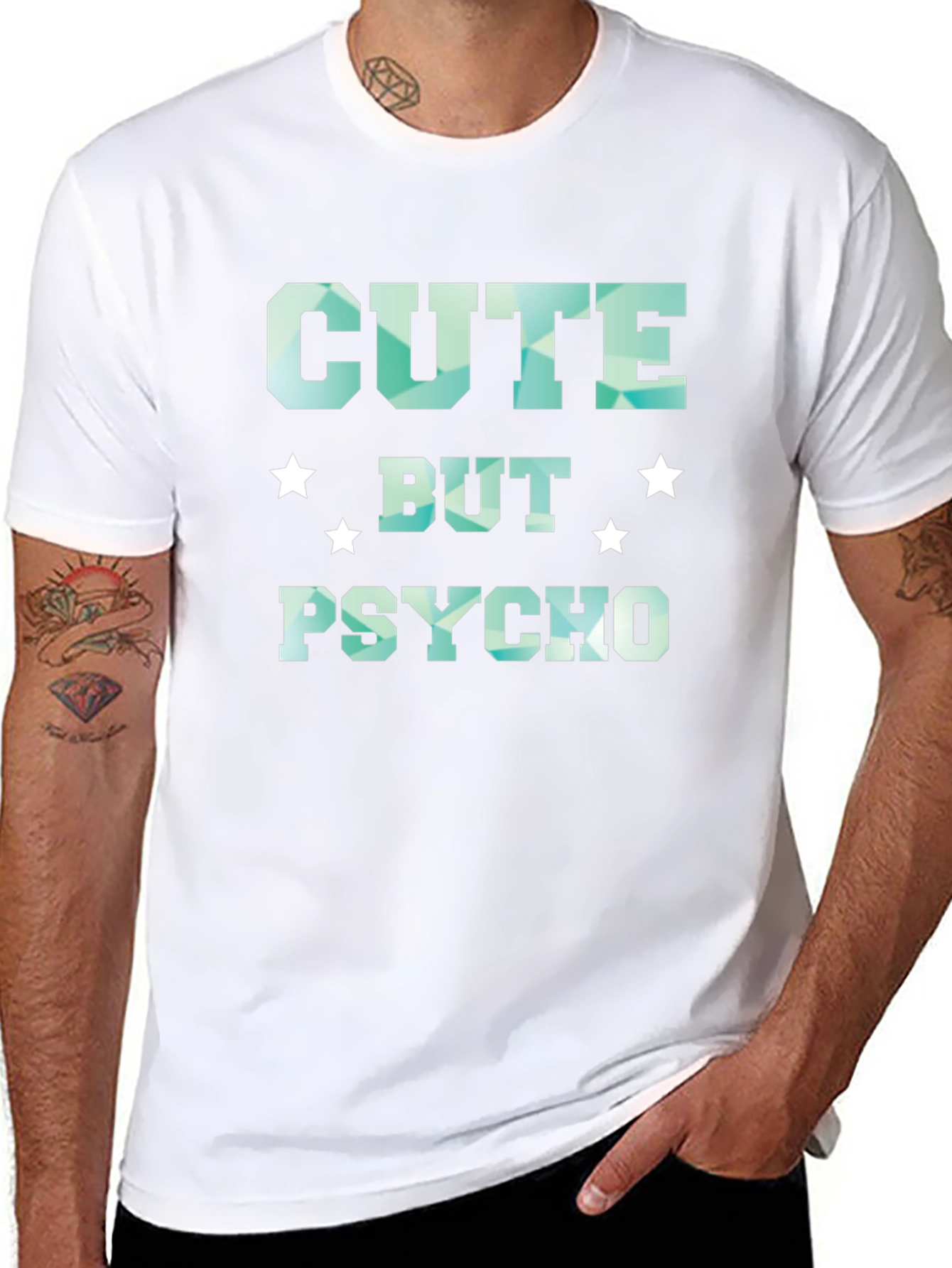 Cute But Psycho T-Shirt - Funny Graphic Tee