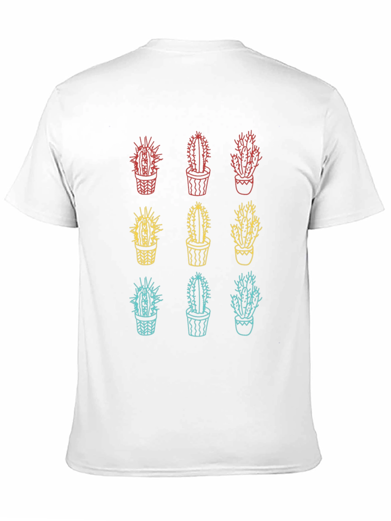 Cactus Graphic Tee - Trendy Unisex T-Shirt