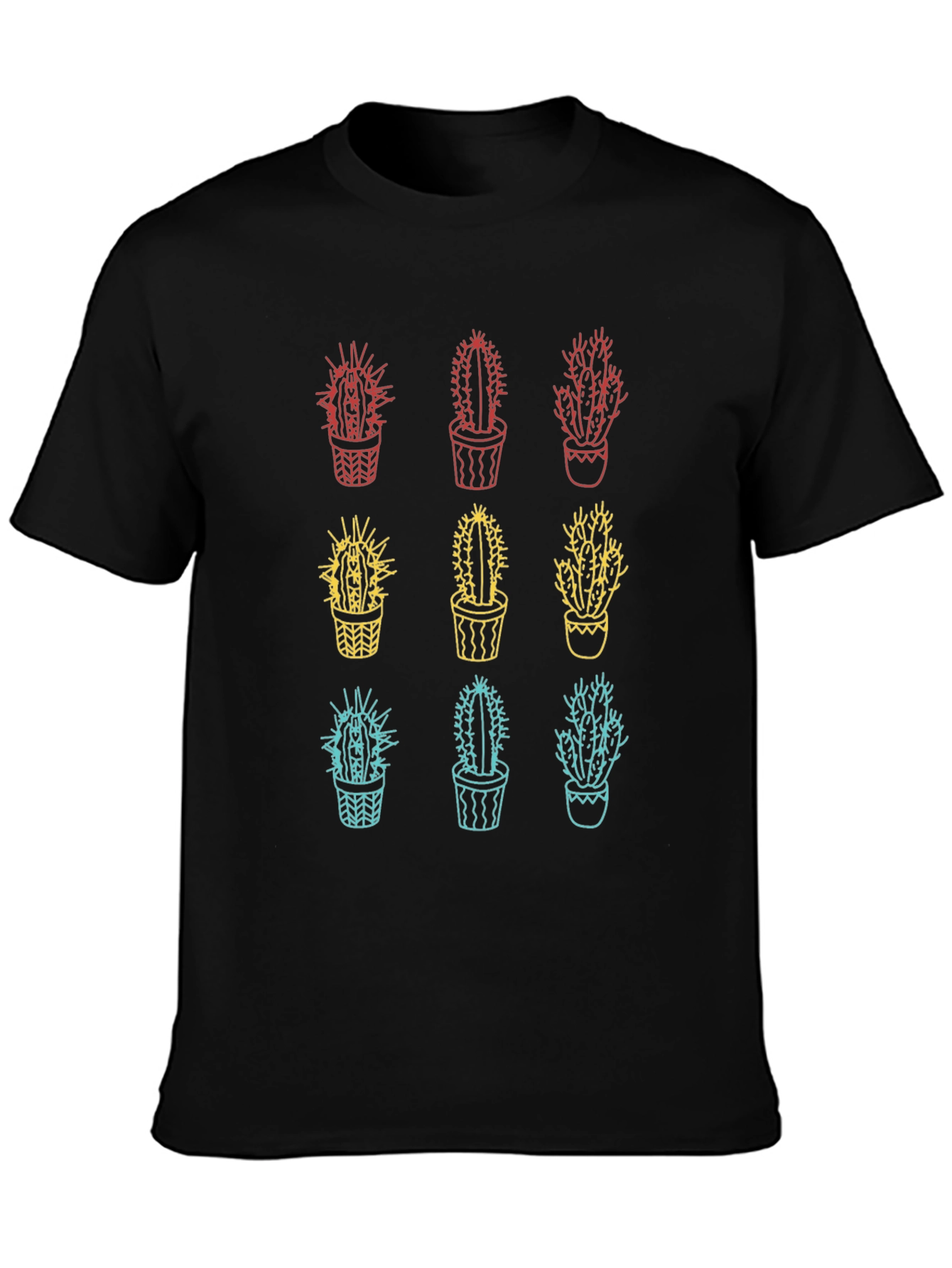 Cactus Graphic Tee - Trendy Unisex T-Shirt