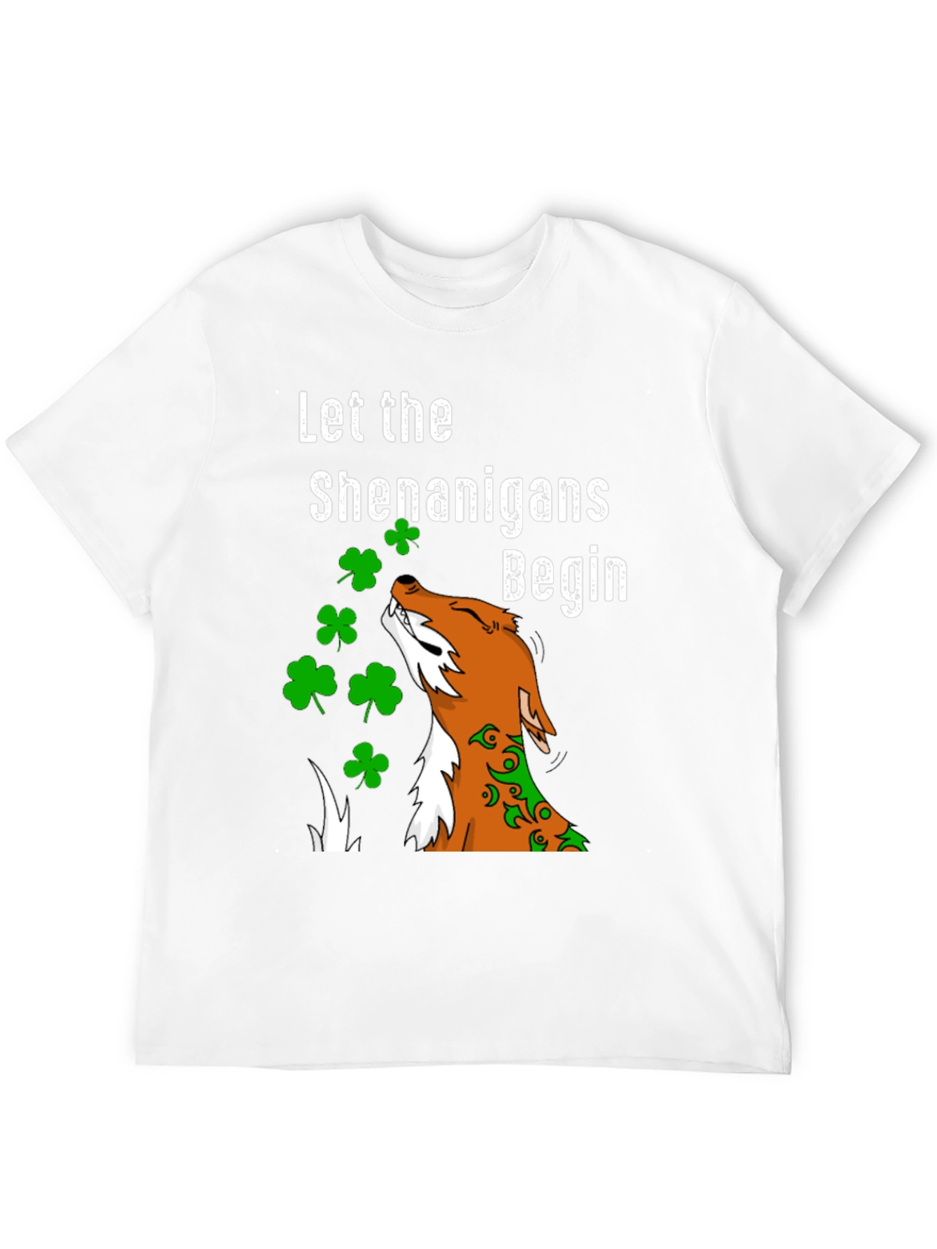 St. Patricks Day Shenanigans Fox T-Shirt