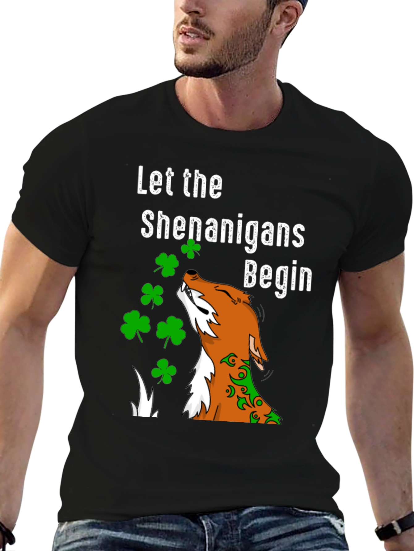St. Patricks Day Shenanigans Fox T-Shirt