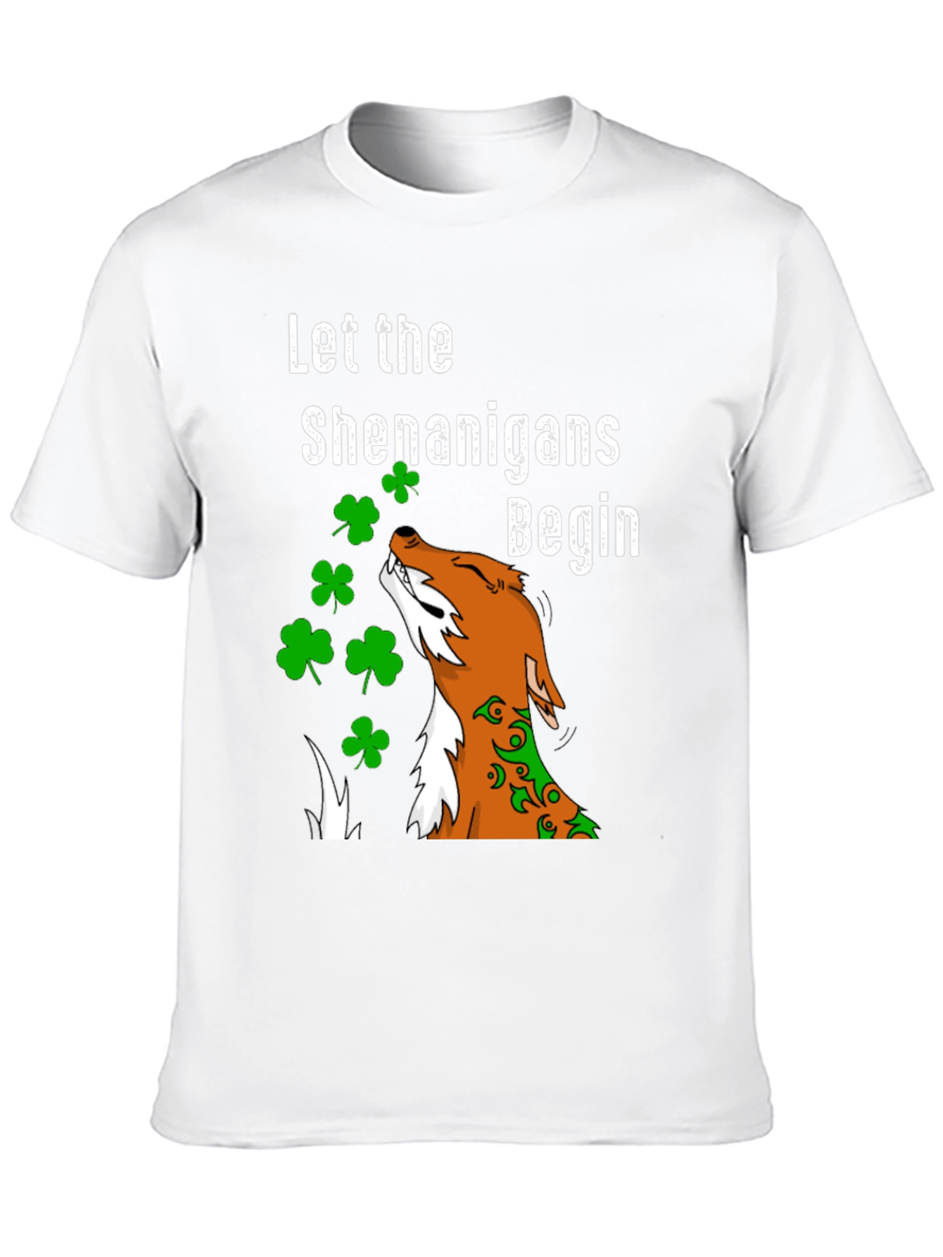 St. Patricks Day Shenanigans Fox T-Shirt