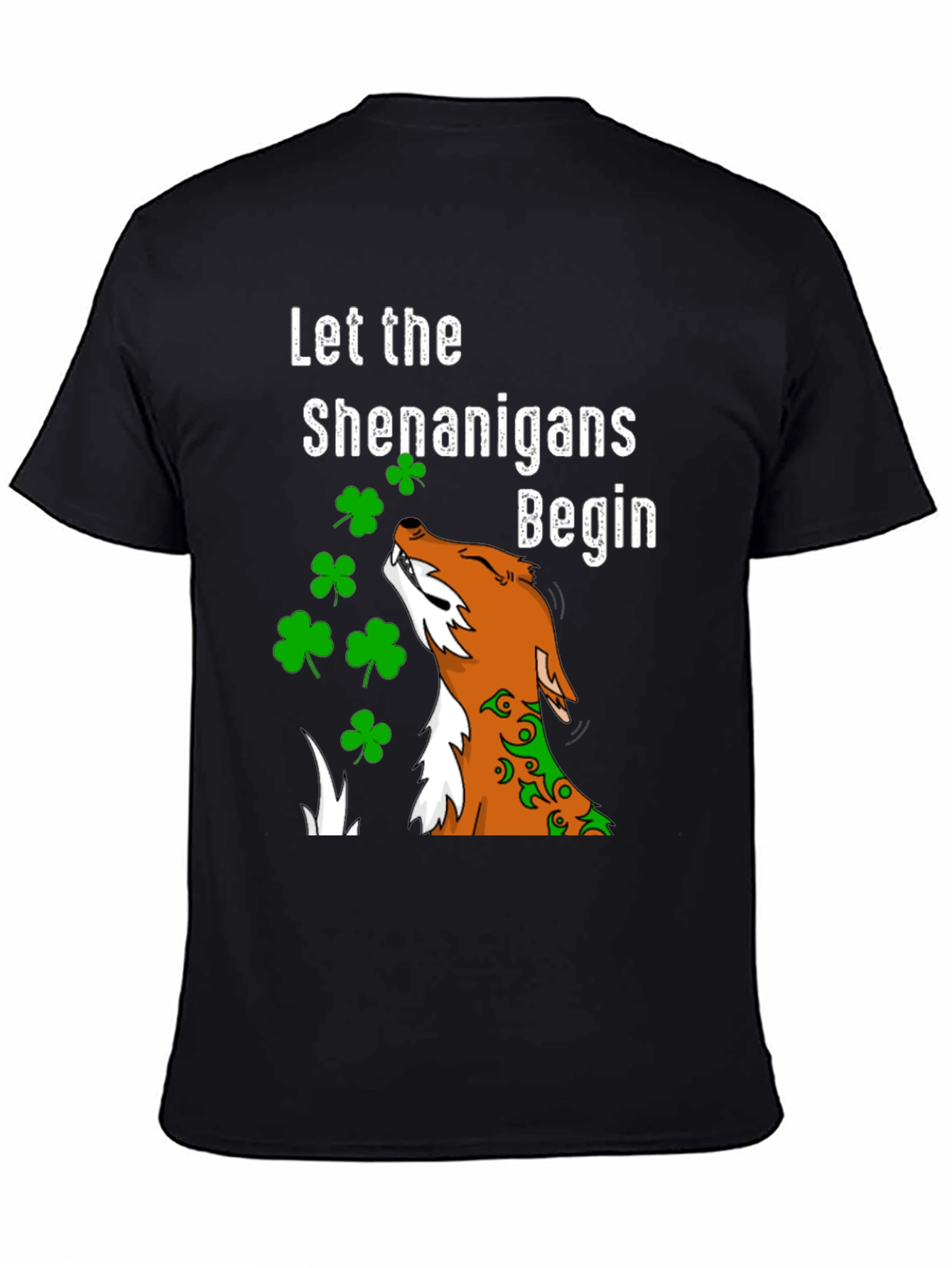 St. Patricks Day Shenanigans Fox T-Shirt