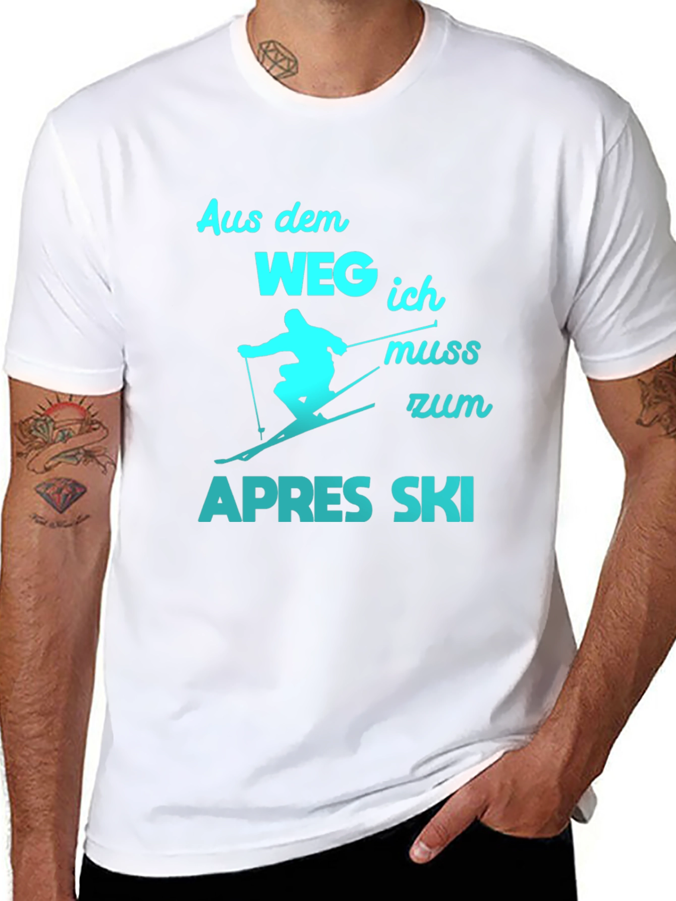 Apres Ski T-Shirt - Aus dem Weg