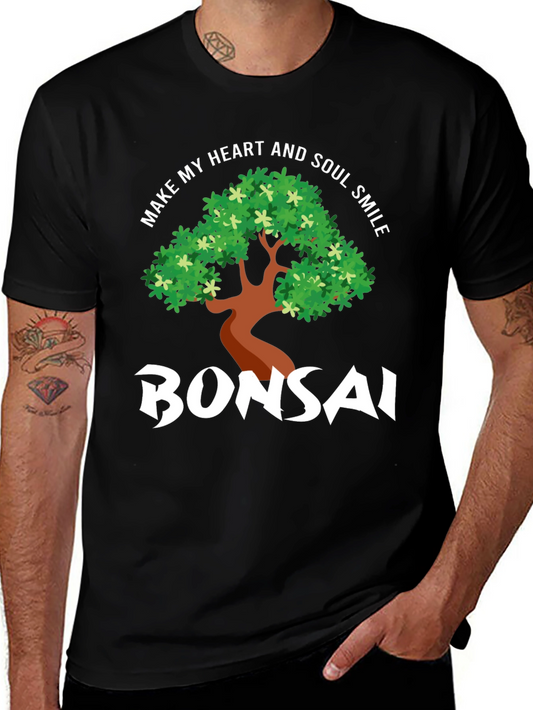 Bonsai Heart & Soul Smile Graphic T-Shirt