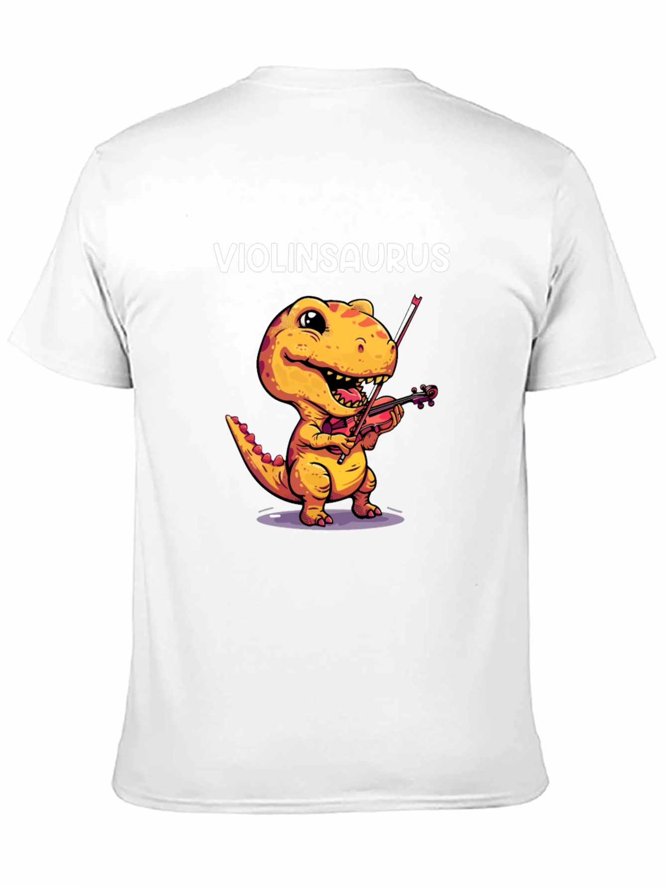 Violinsaurus T-Shirt - Dinosaur Violinist!