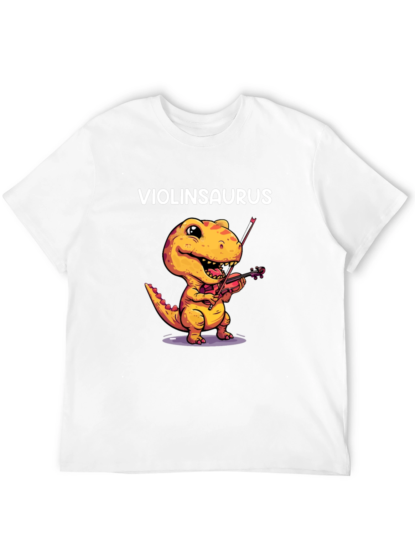 Violinsaurus T-Shirt - Dinosaur Violinist!