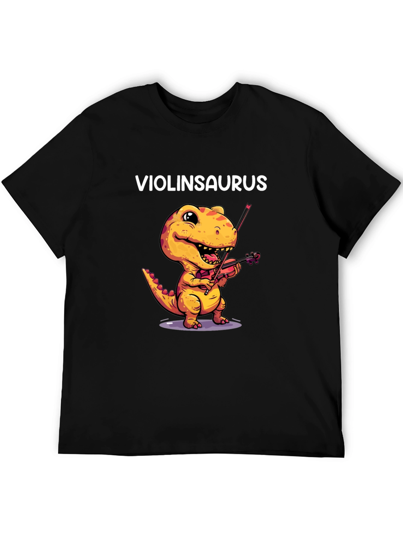 Violinsaurus T-Shirt - Dinosaur Violinist!