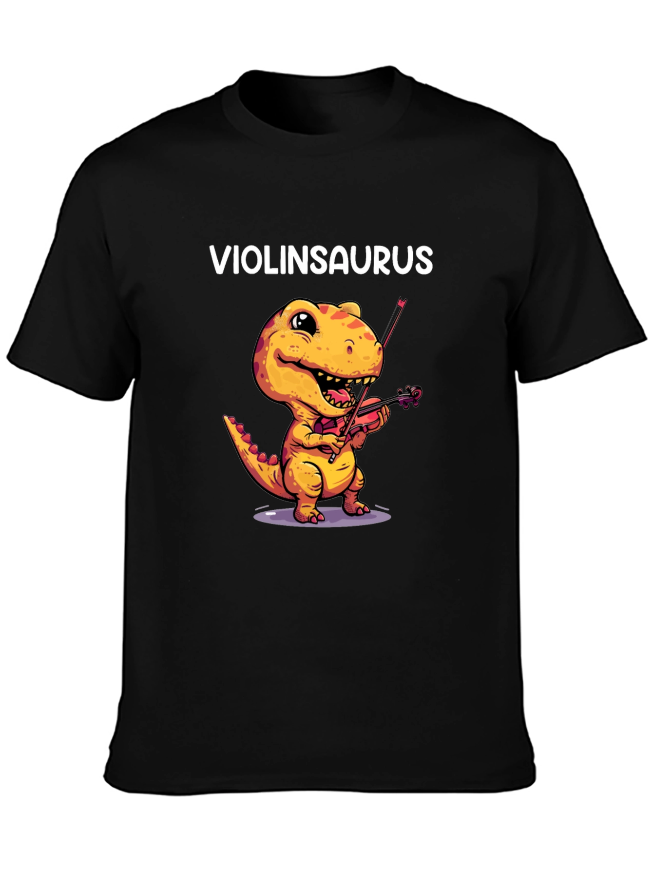 Violinsaurus T-Shirt - Dinosaur Violinist!