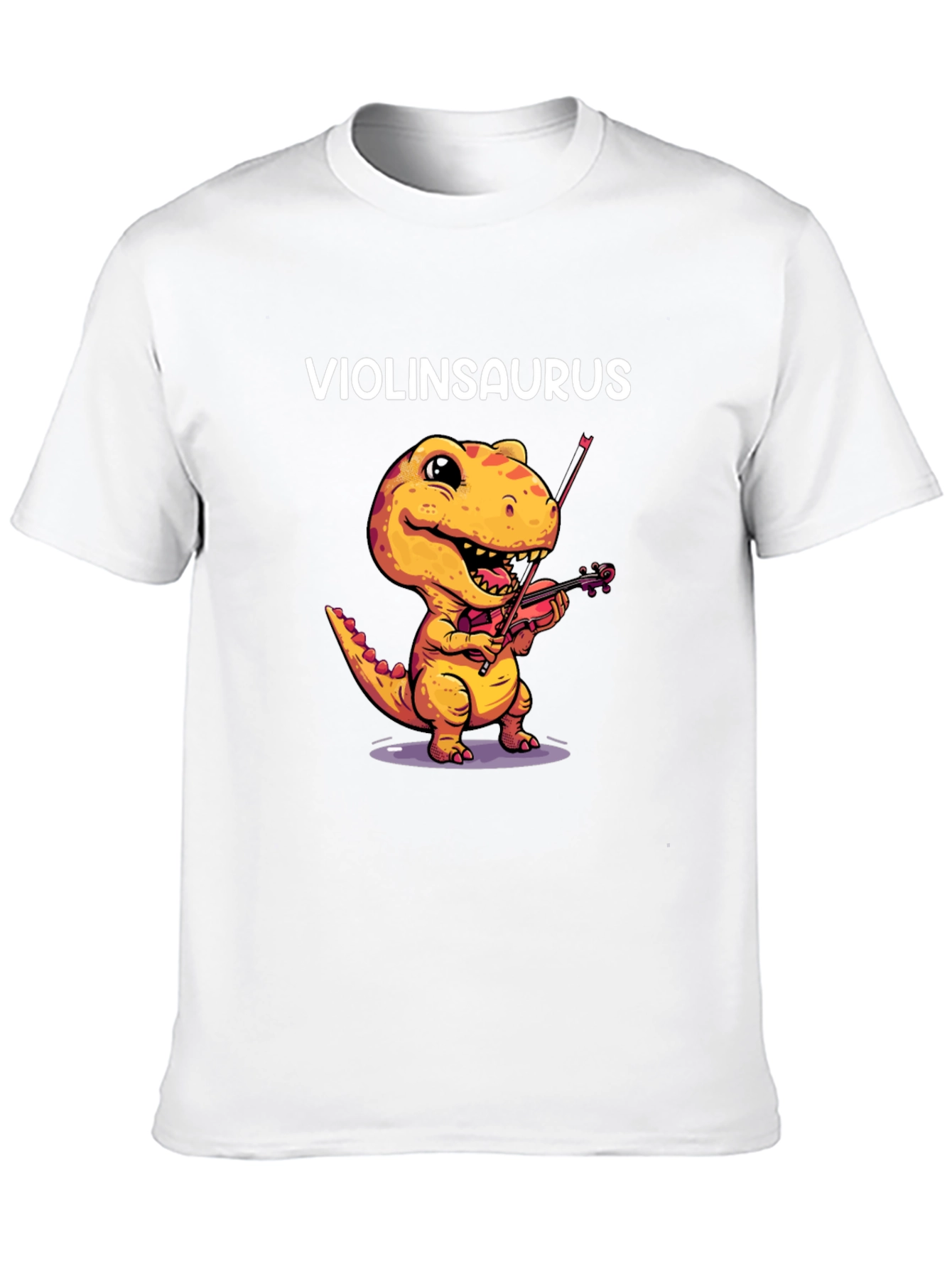 Violinsaurus T-Shirt - Dinosaur Violinist!