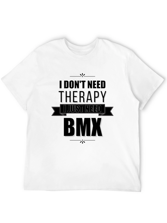 BMX Therapy T-Shirt - Black Graphic Tee