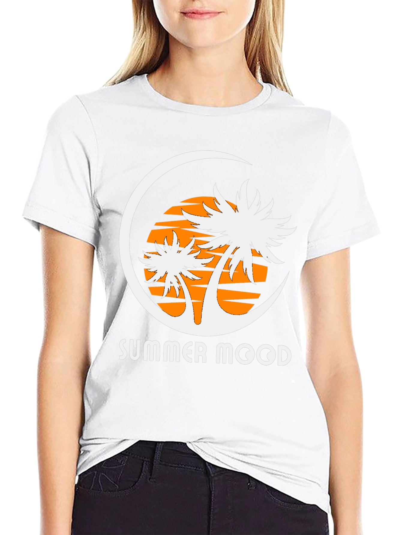 Summer Mood Graphic Tee - Tropical Vibe