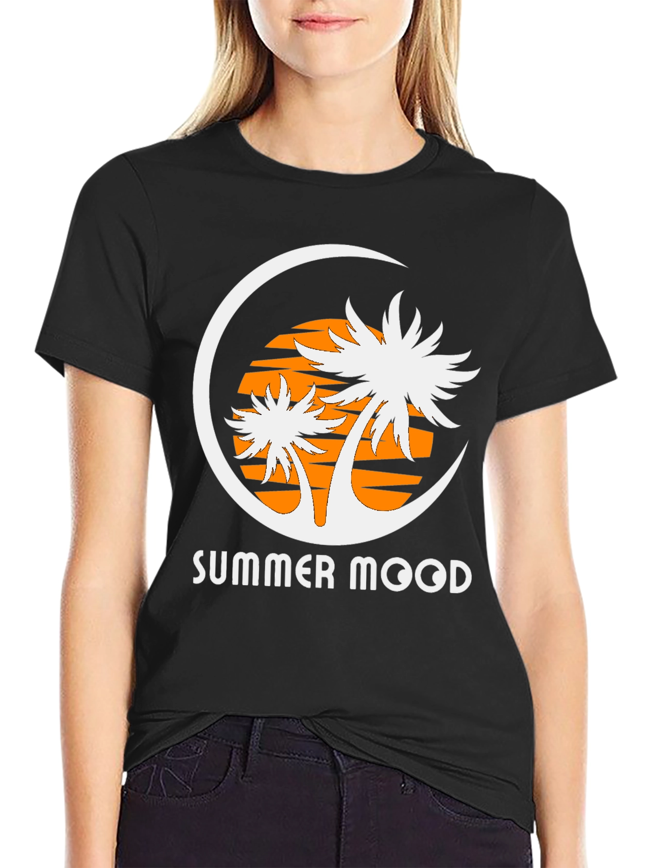 Summer Mood Graphic Tee - Tropical Vibe