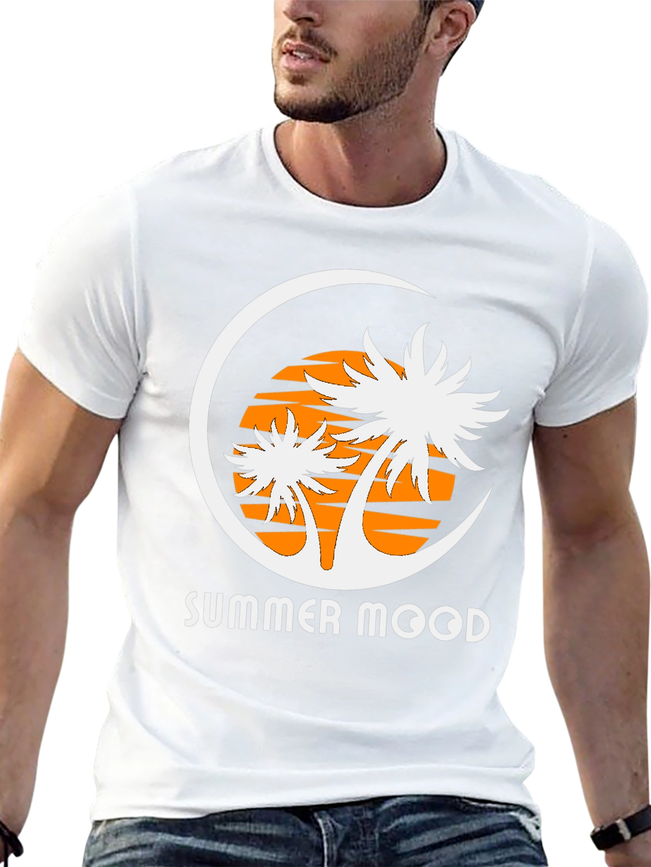 Summer Mood Graphic Tee - Tropical Vibe