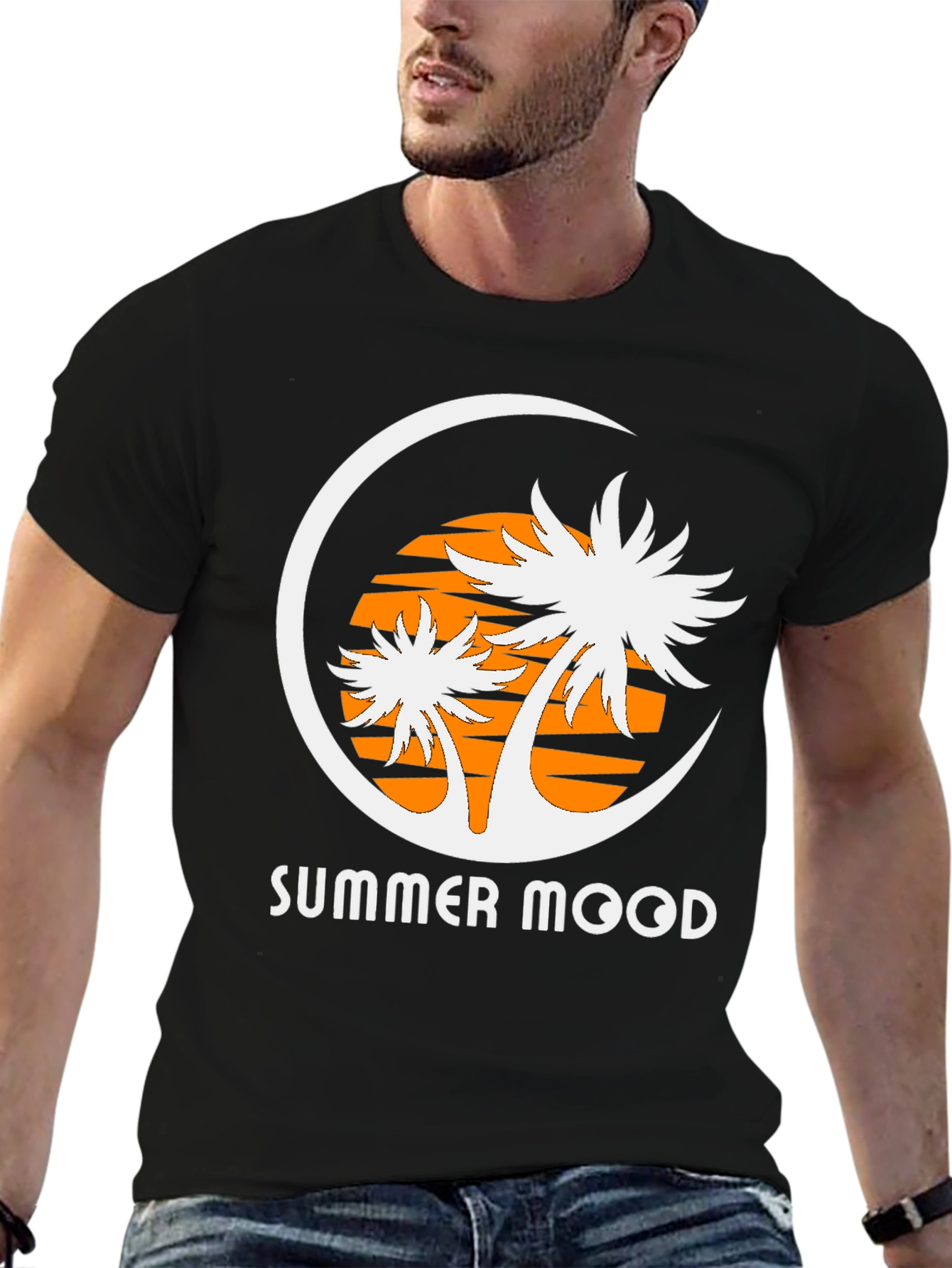 Summer Mood Graphic Tee - Tropical Vibe