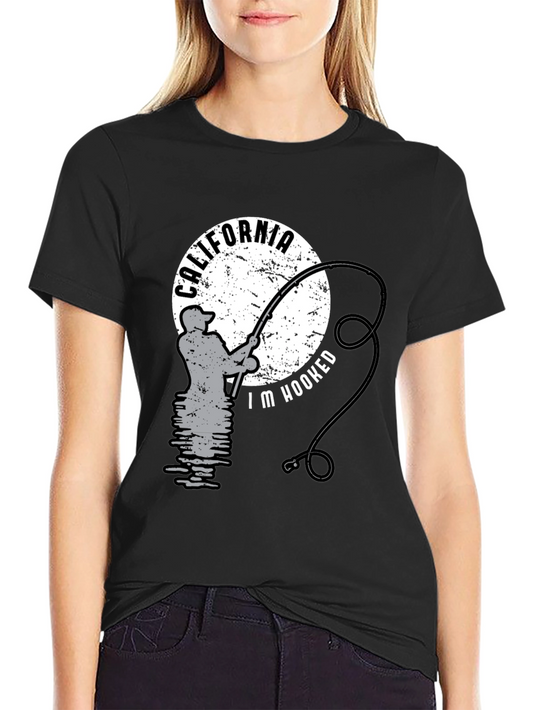 California Fishing T-Shirt - Im Hooked Design
