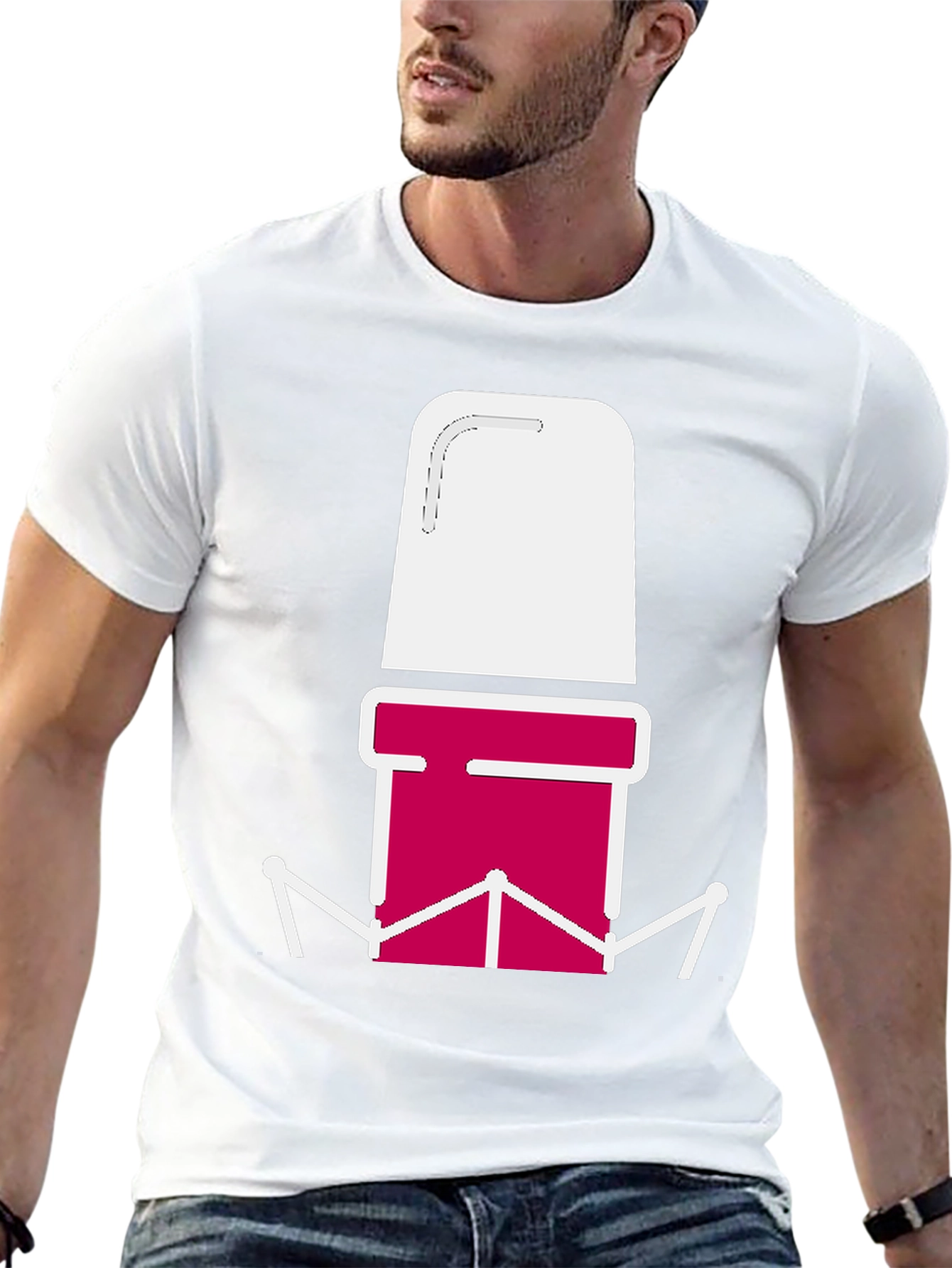 Abstract Graphic Tee - Bold Design Casual Style