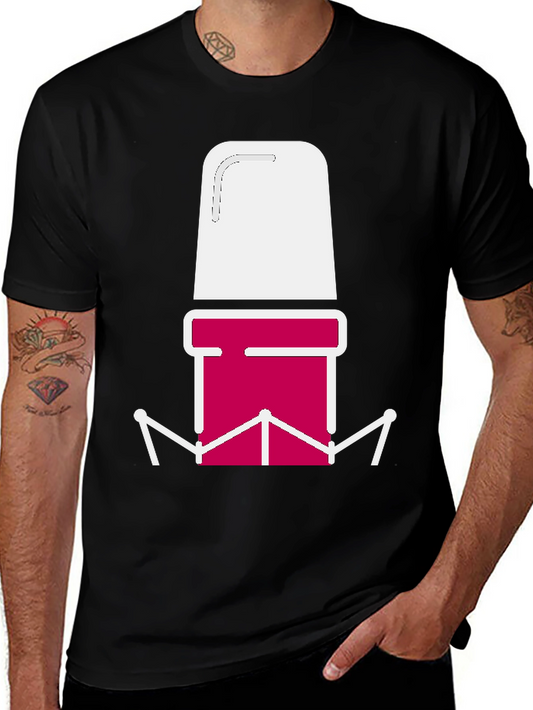 Abstract Graphic Tee - Bold Design Casual Style