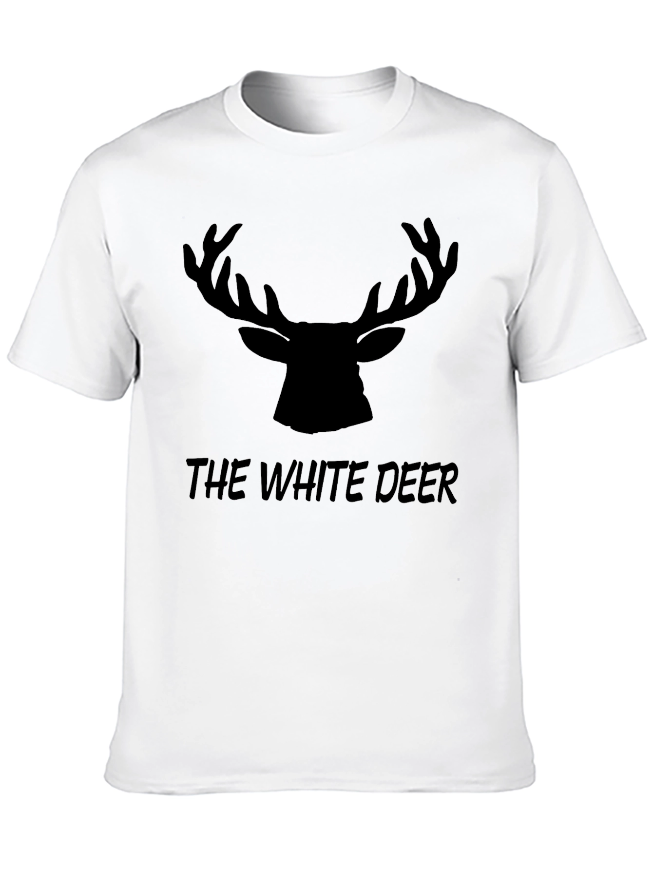 The White Deer Graphic Tee - Black