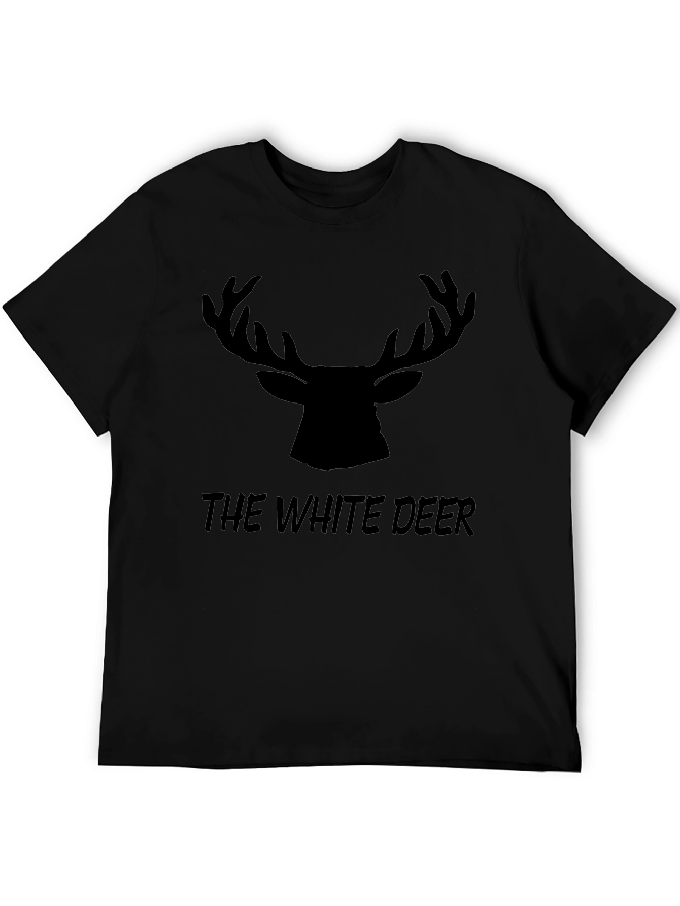 The White Deer Graphic Tee - Black
