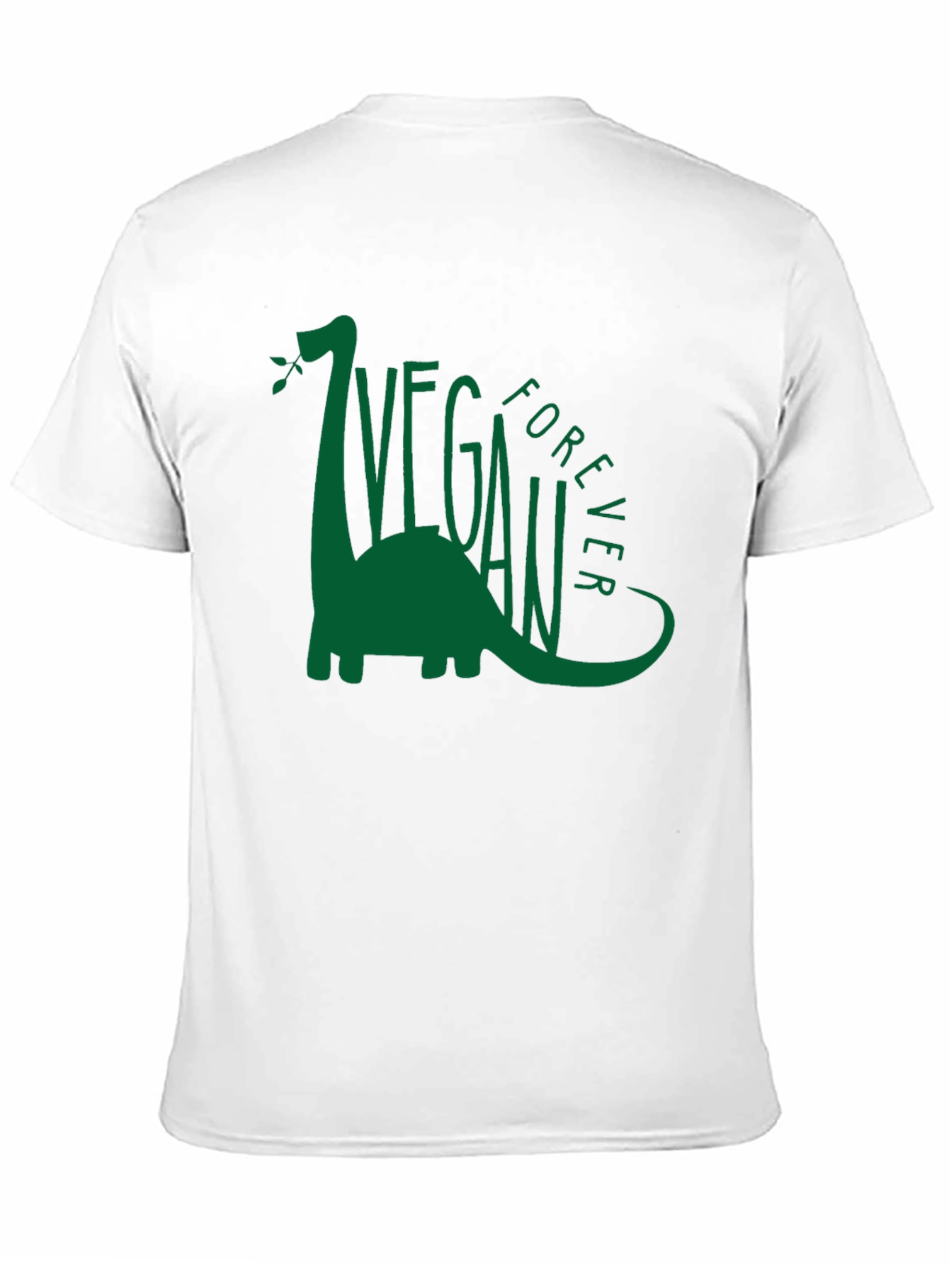 Vegan Forever Dinosaur Graphic Tee