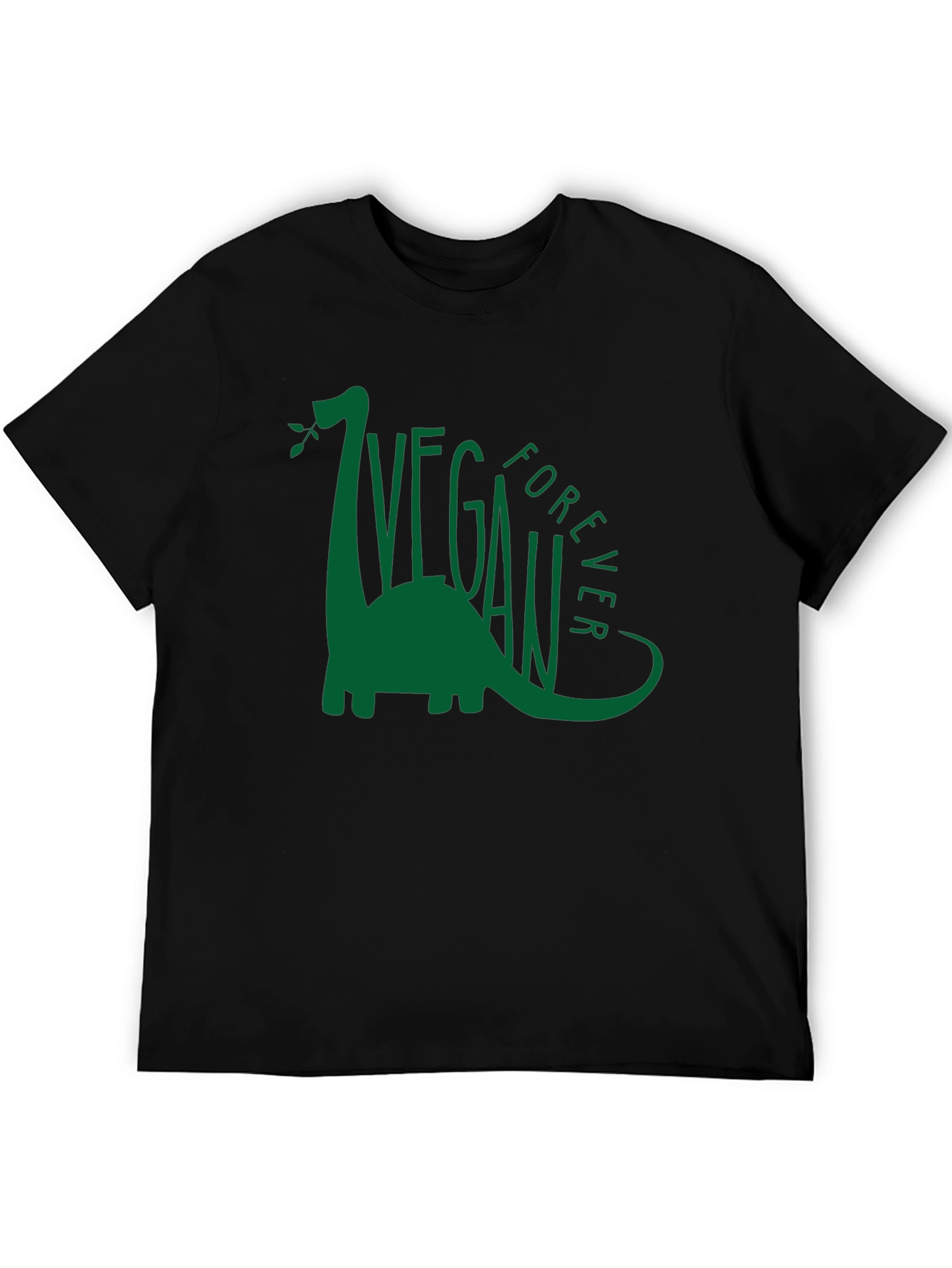 Vegan Forever Dinosaur Graphic Tee