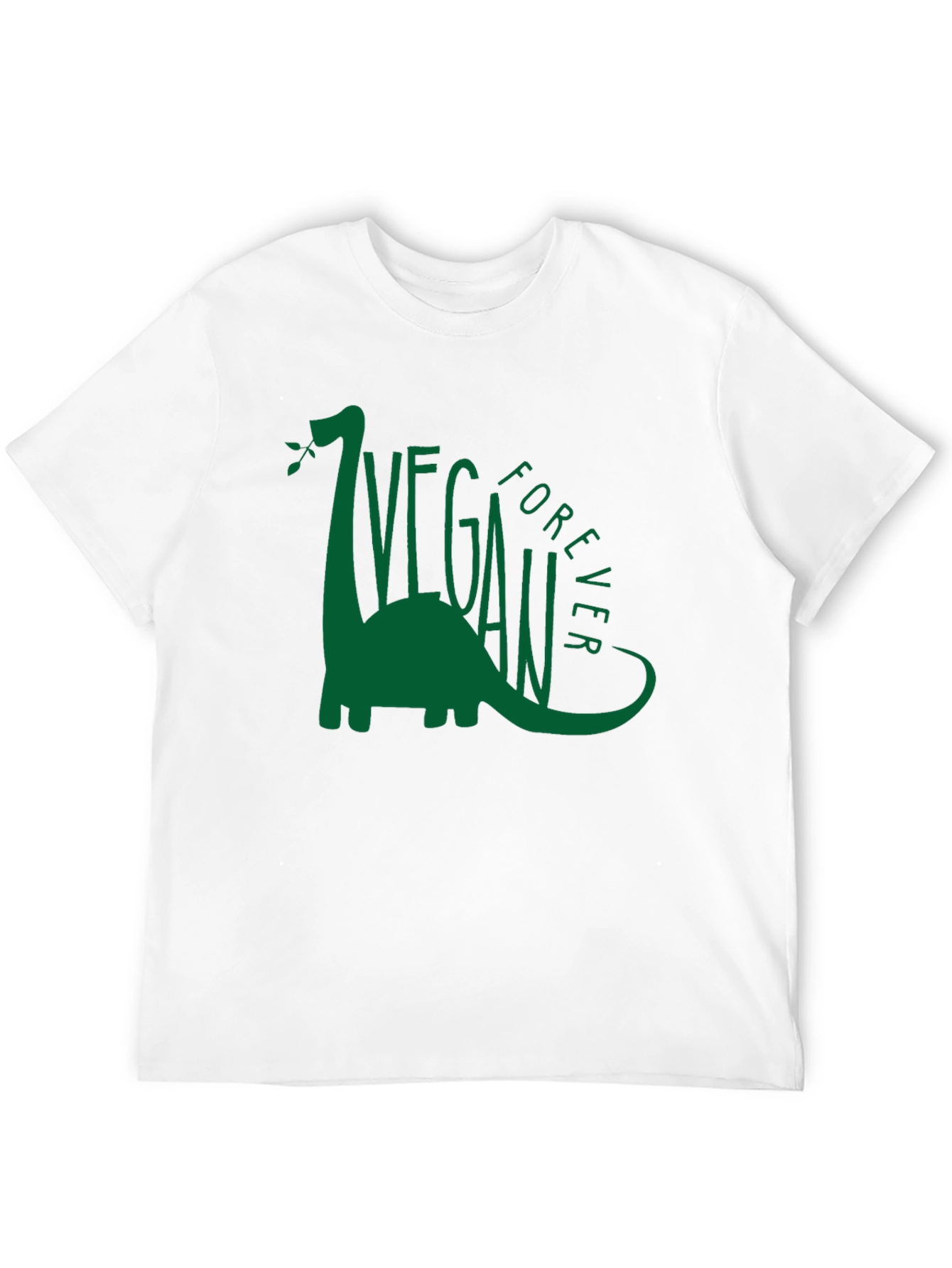 Vegan Forever Dinosaur Graphic Tee